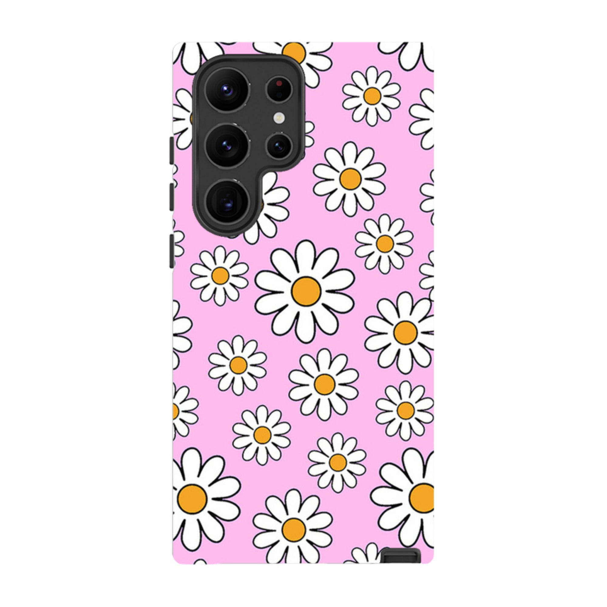Samsung Tough Case - Pink Daises