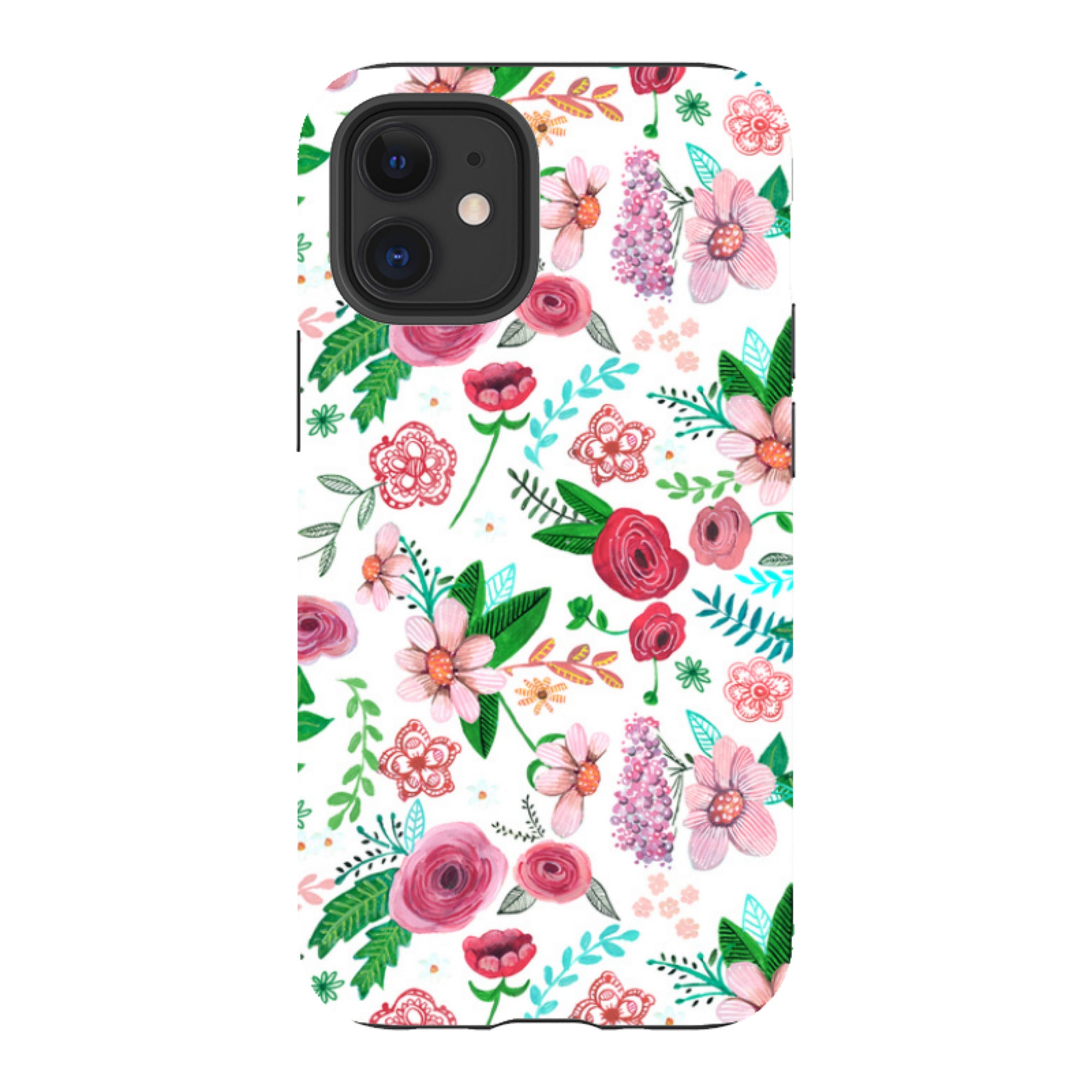 iPhone Tough Case - White Floral By Caroline Bonne Muller