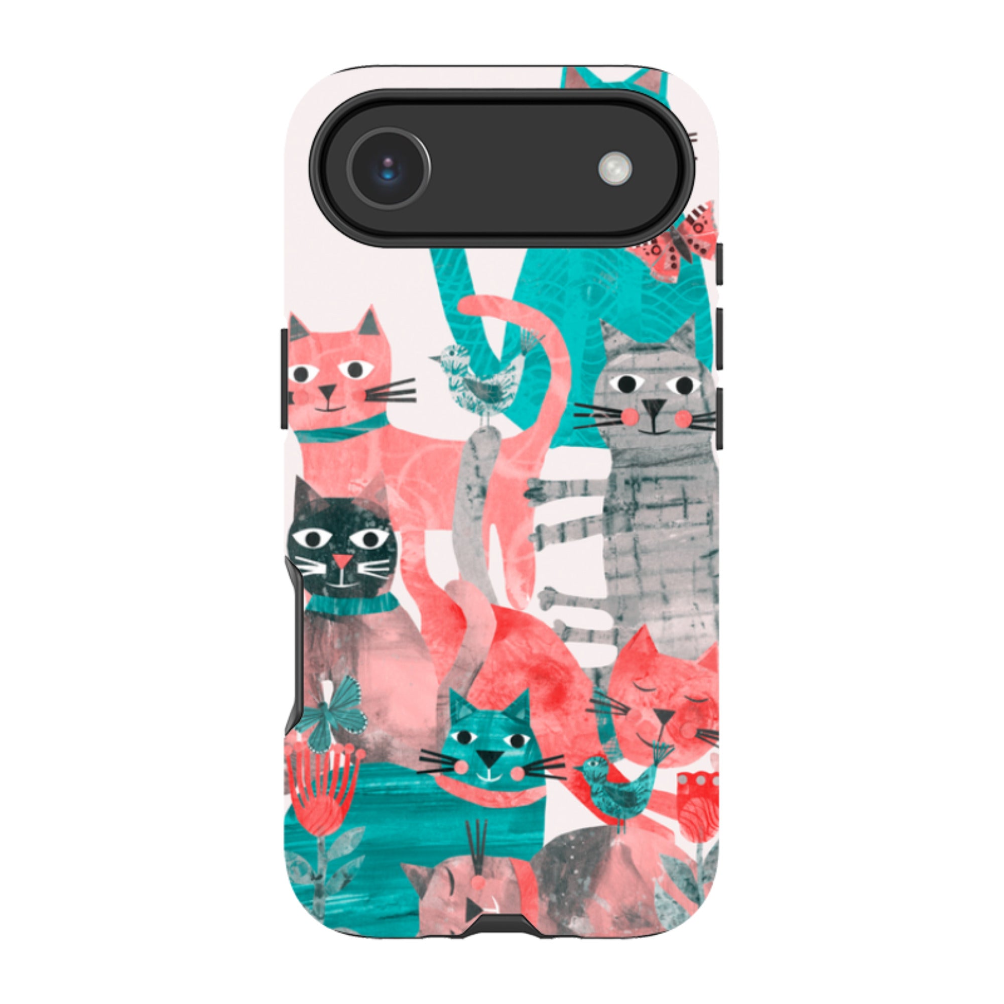 iPhone MagSafe Tough Case - Cat Party II By Tracey English