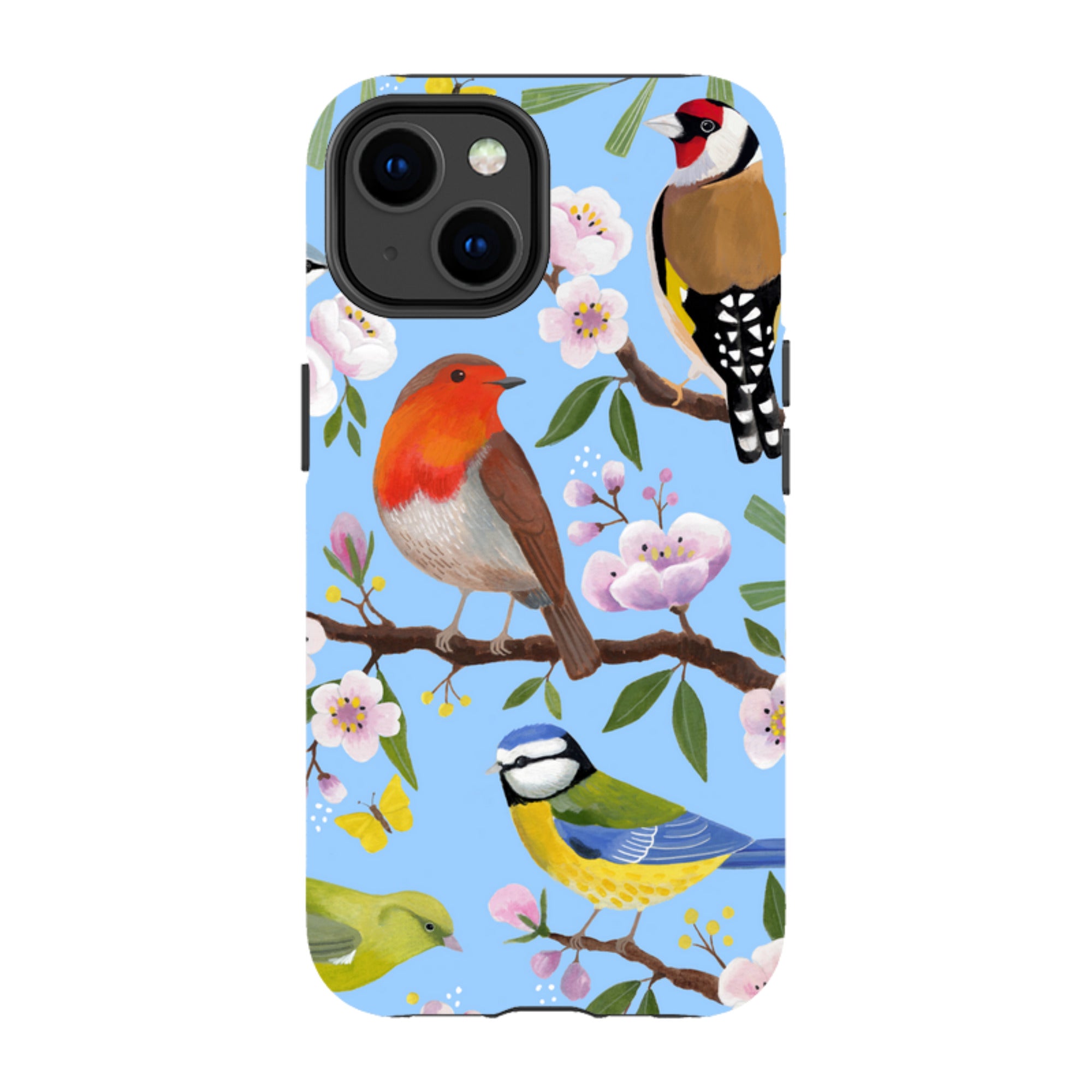 iPhone Tough Case - Garden Birds By Bex Parkin