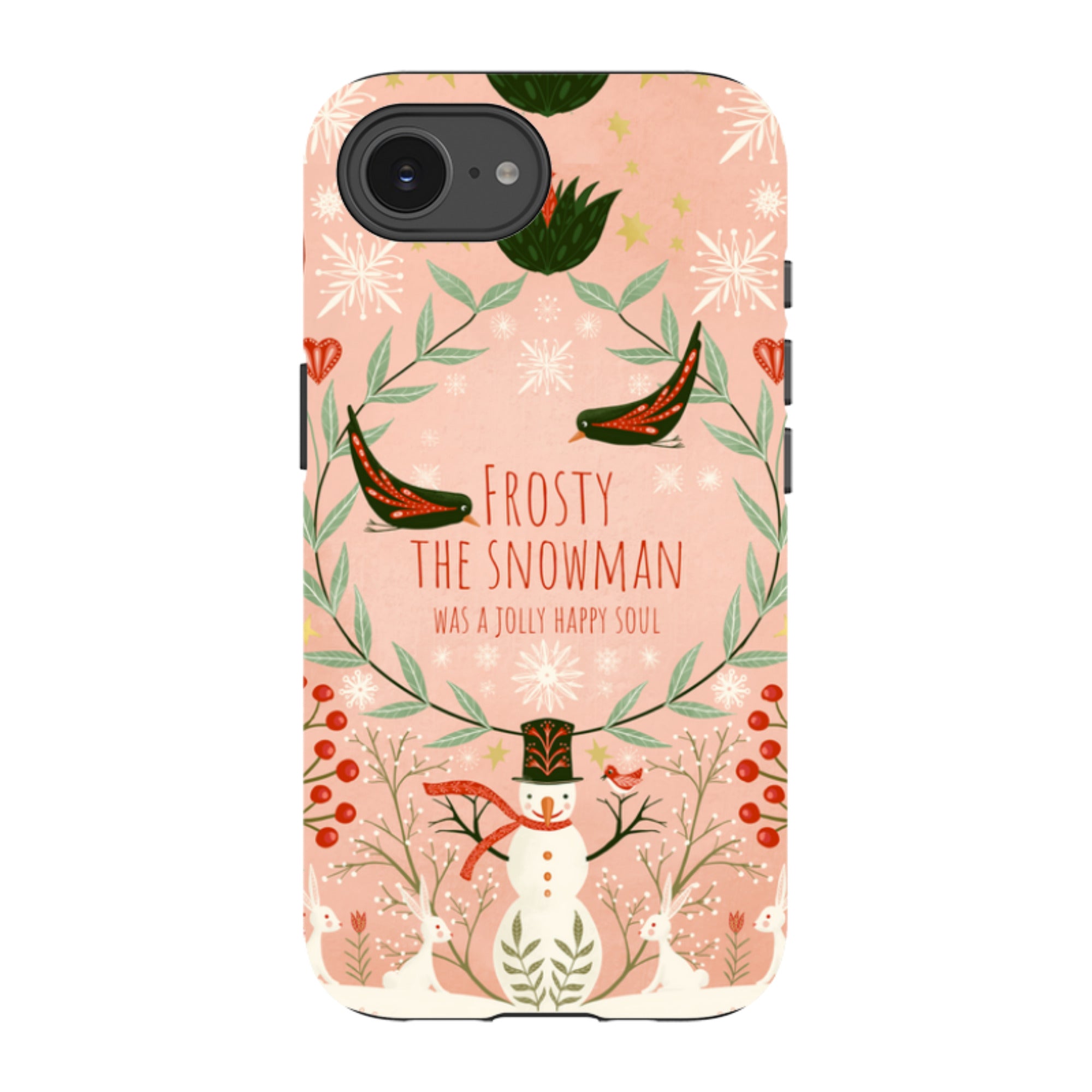 iPhone Tough Case -Frosty The Snow Man By Maja Lindberg