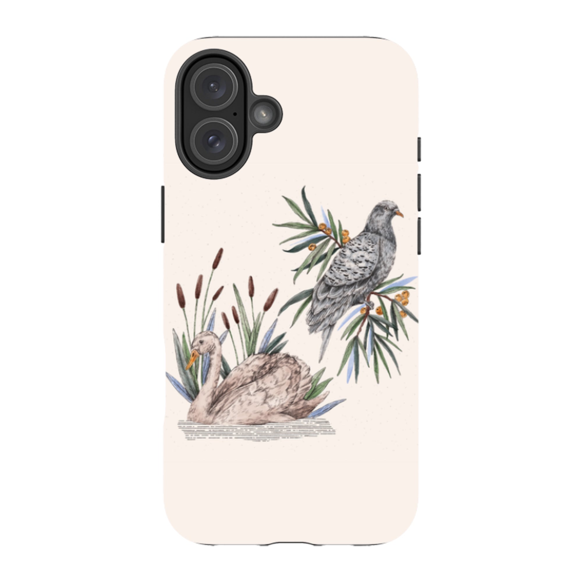 iPhone MagSafe Tough Case -  Swan Pigeon By Jade Mosinski