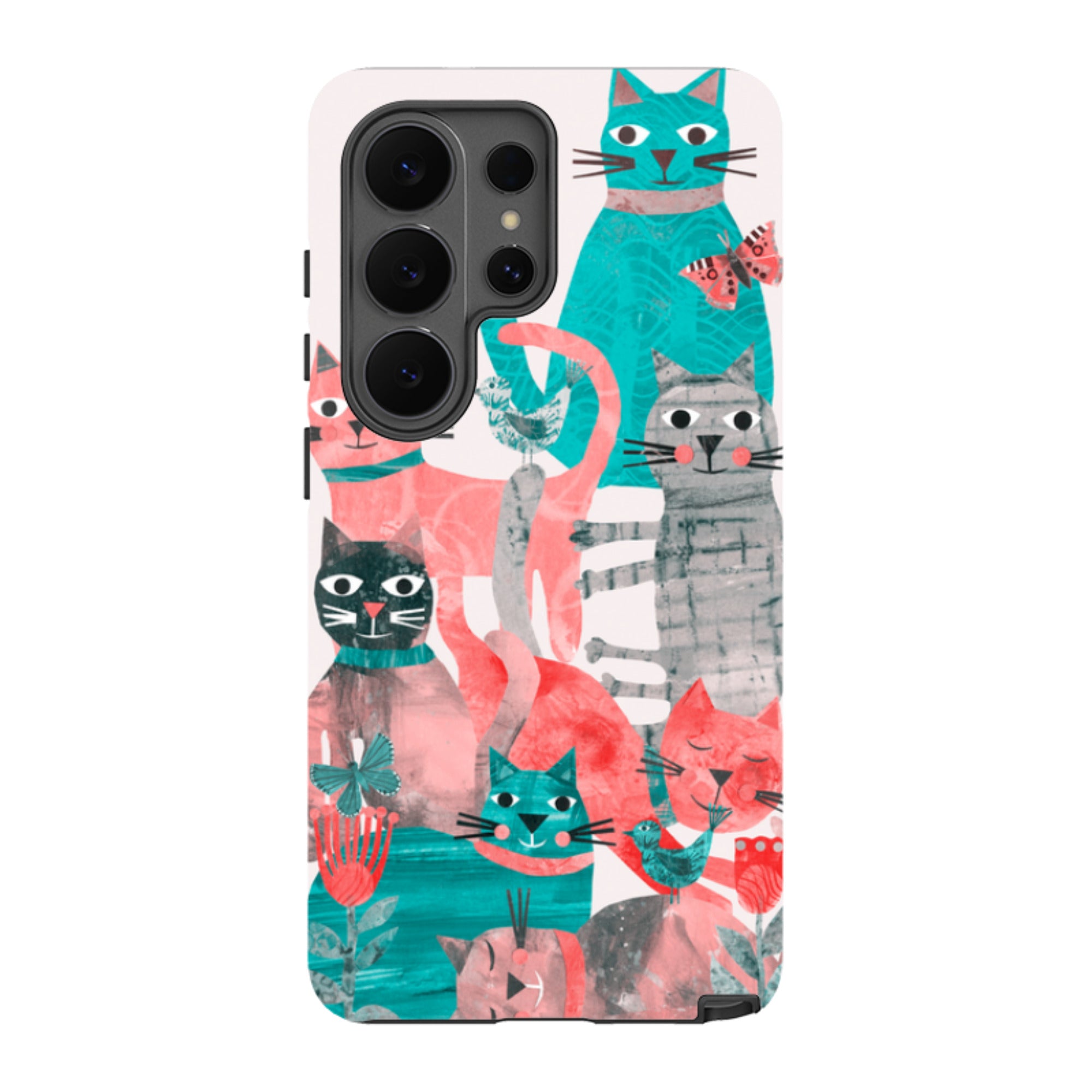 Samsung Tough  Case - Cat Party II By Tracey English
