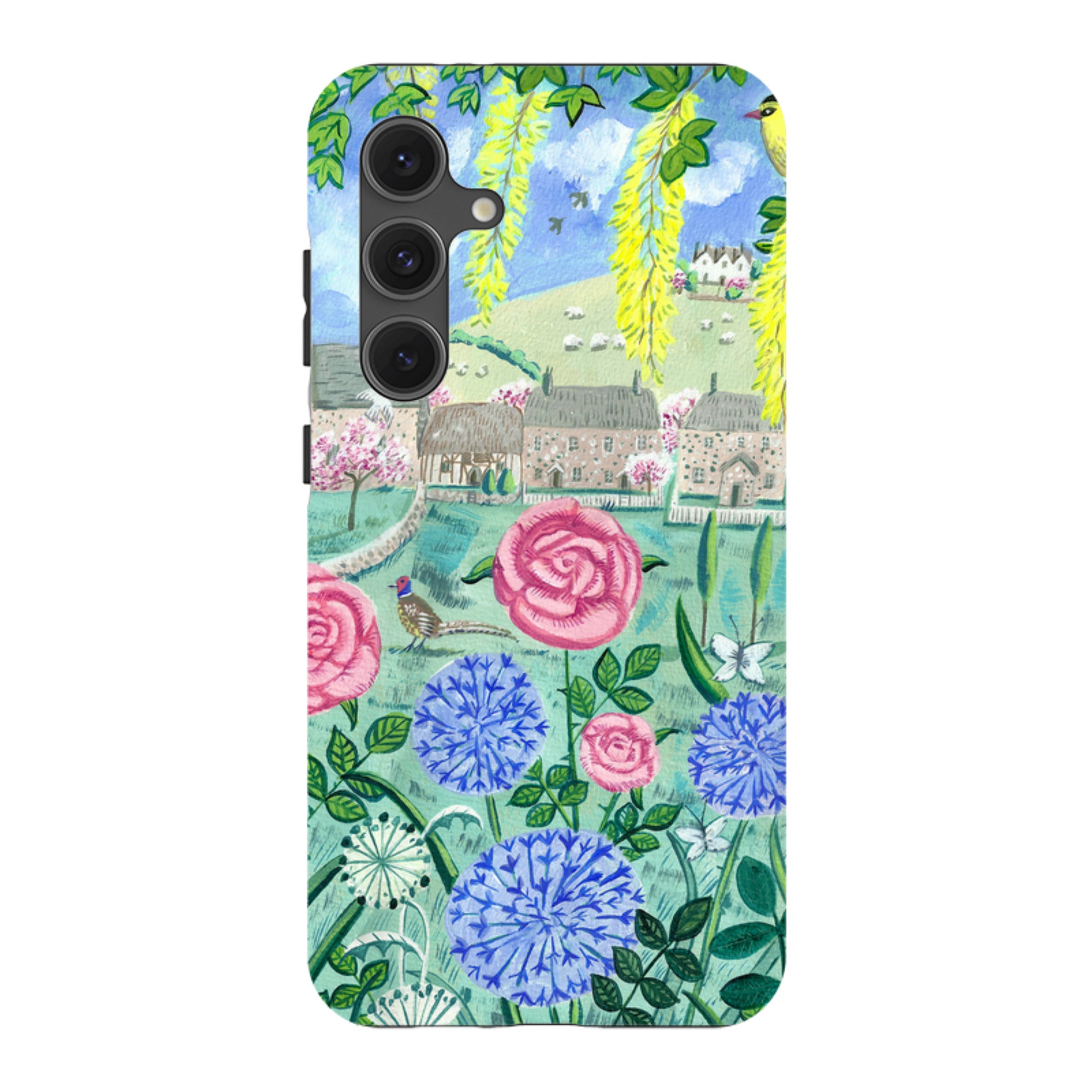 Samsung Tough Case - Village Floral By Mary Stubberfield