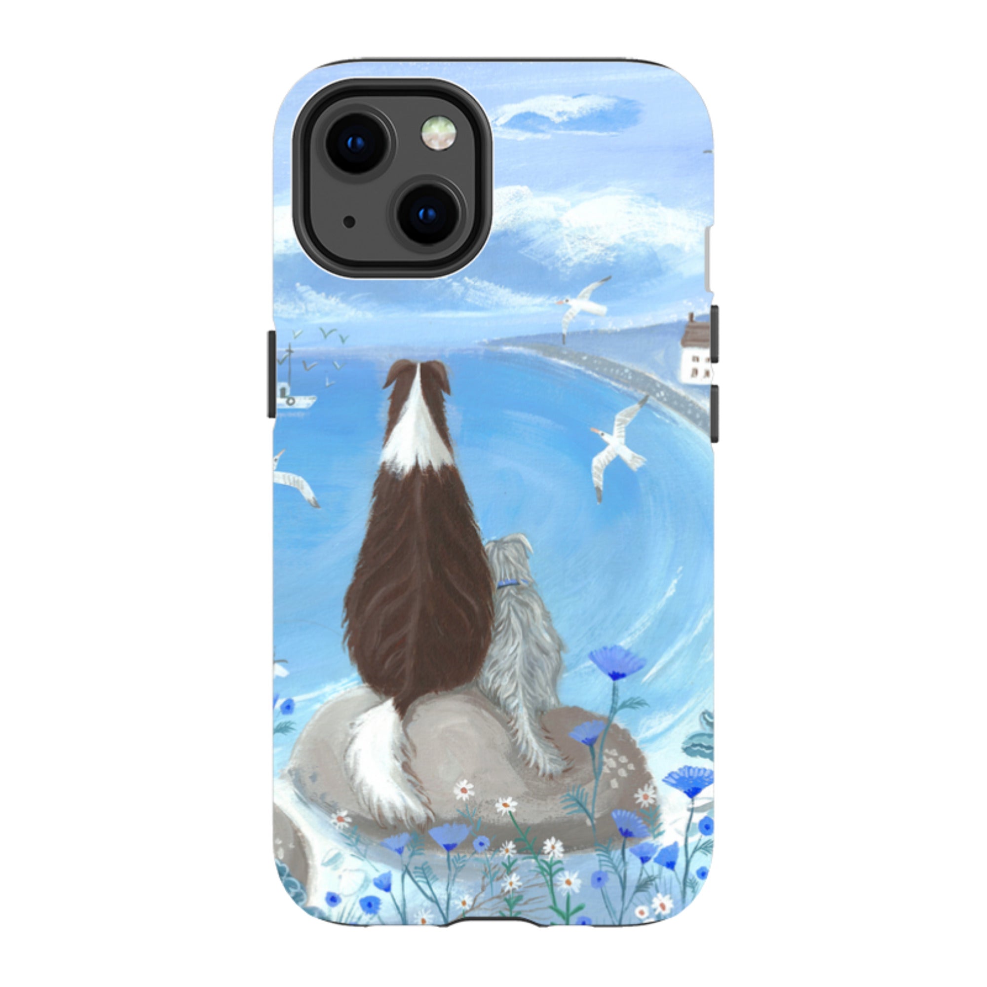 iPhone MagSafe Tough Case - Beach Dog By Mary Stubberfield