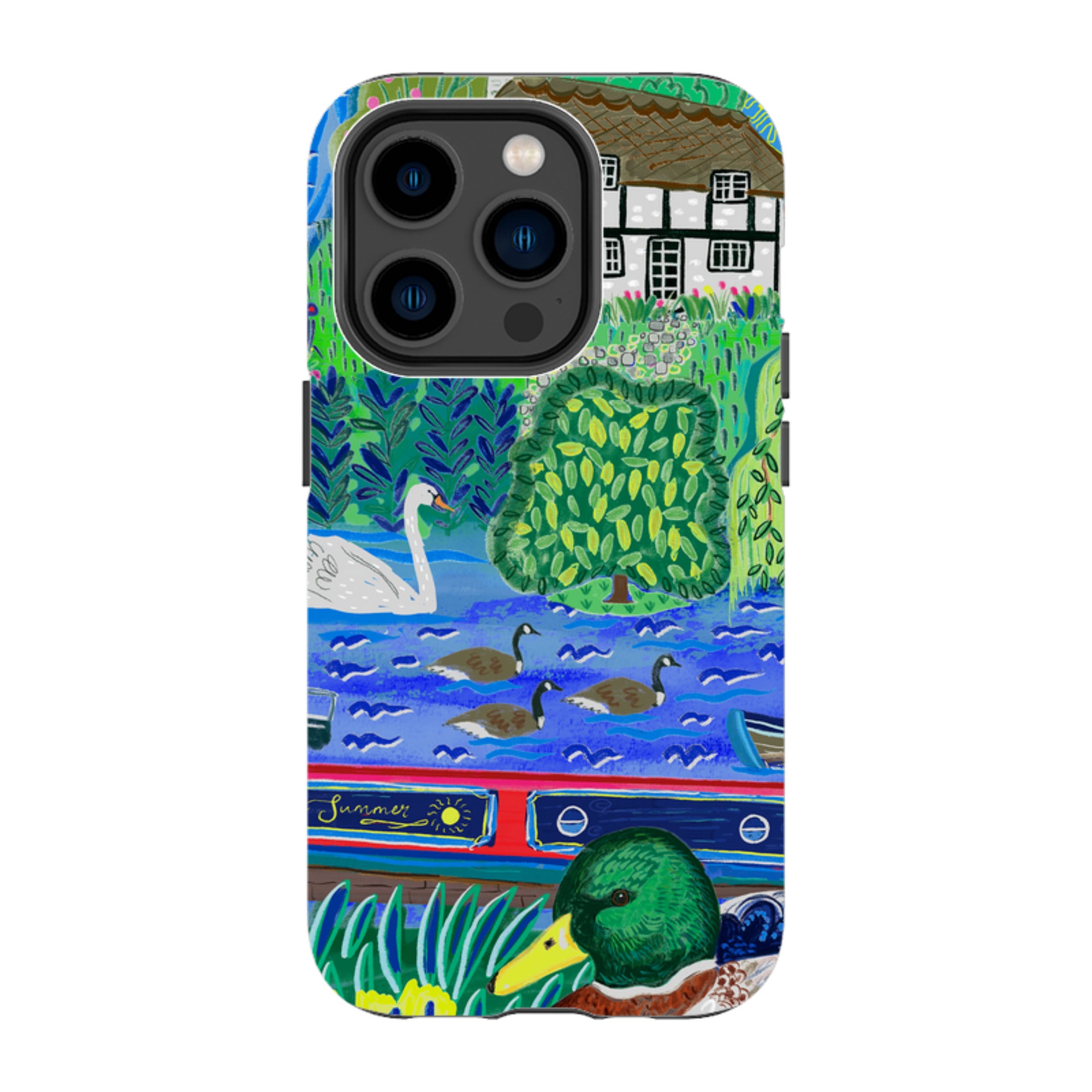 iPhone Tough Case - Canalside By Emma Frances Grant