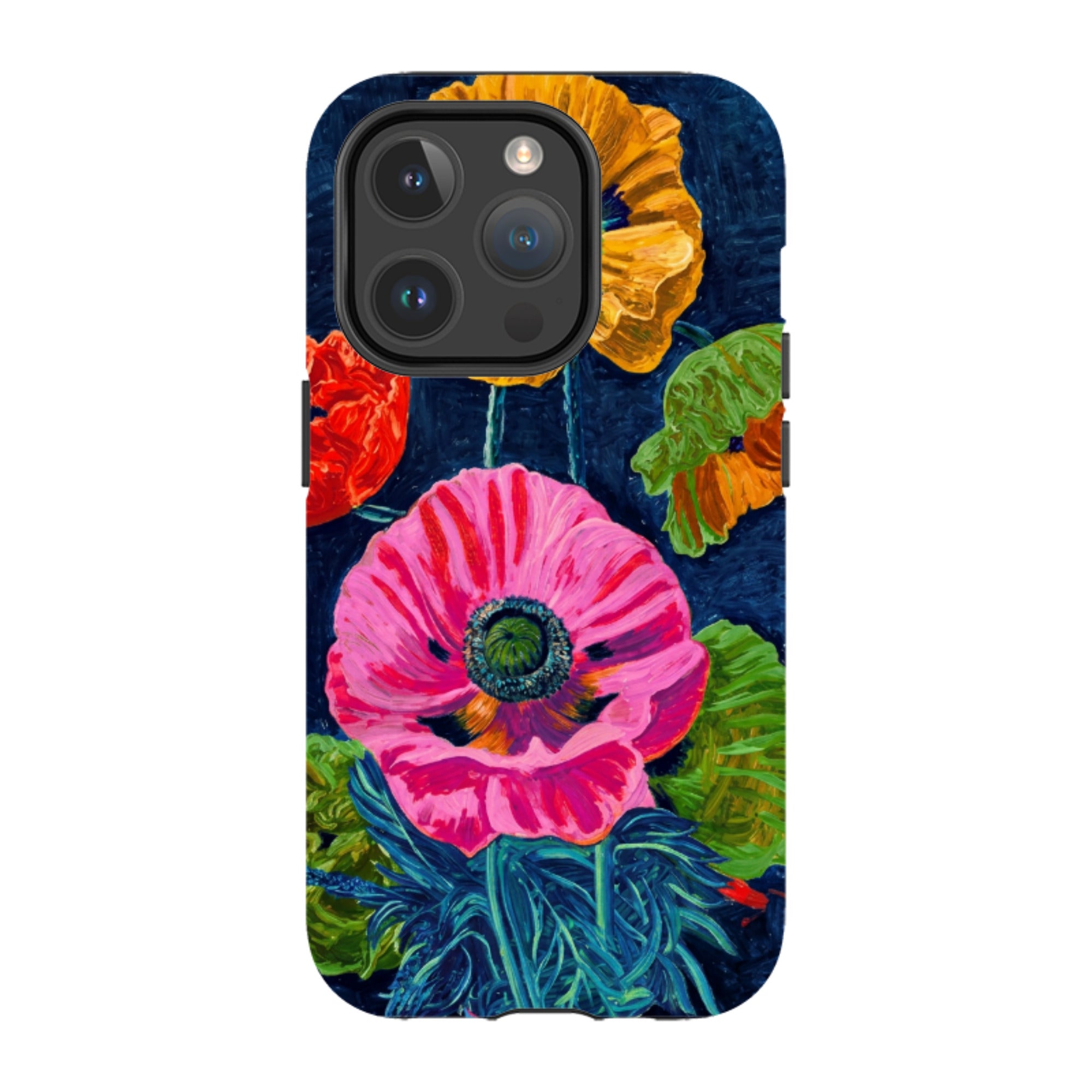 iPhone MagSafe Tough Case - Kisling Poppy Blue