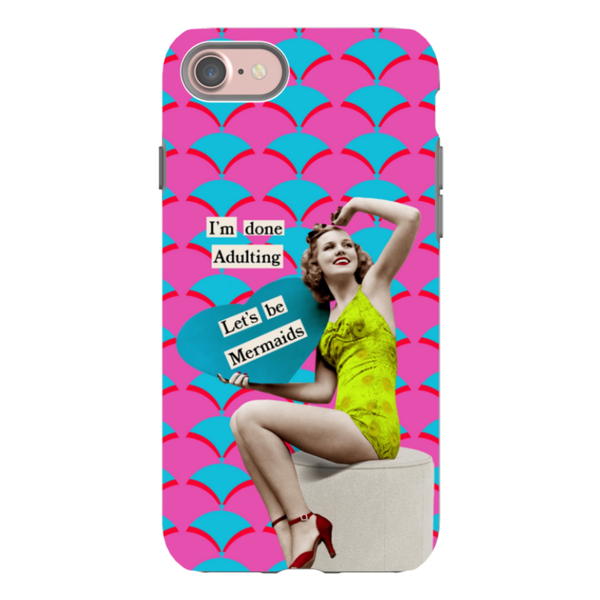 iPhone Tough Case - Mermaid By Clare Jordan