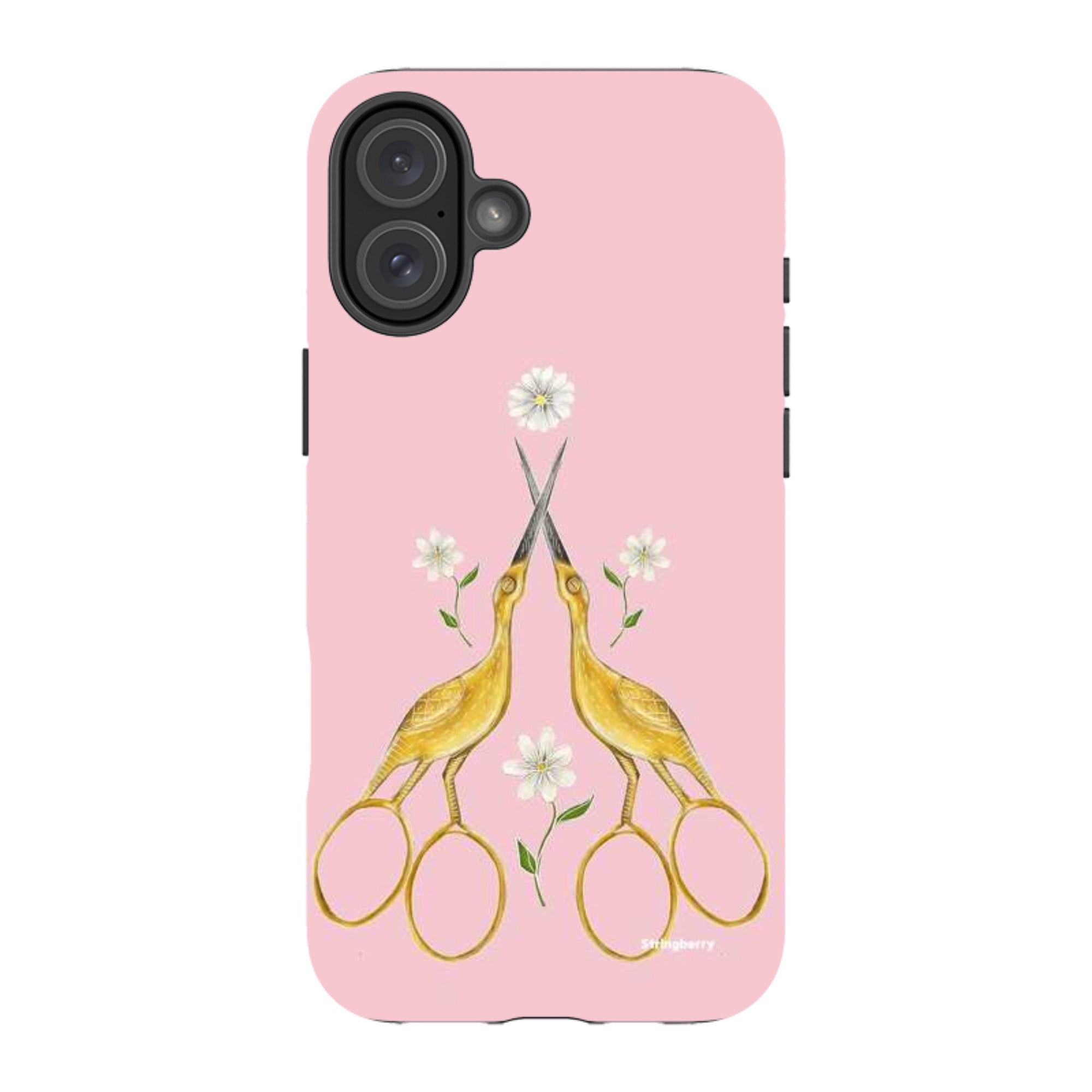 iPhone Tough Case - Heron Scissors By Catherine Rowe