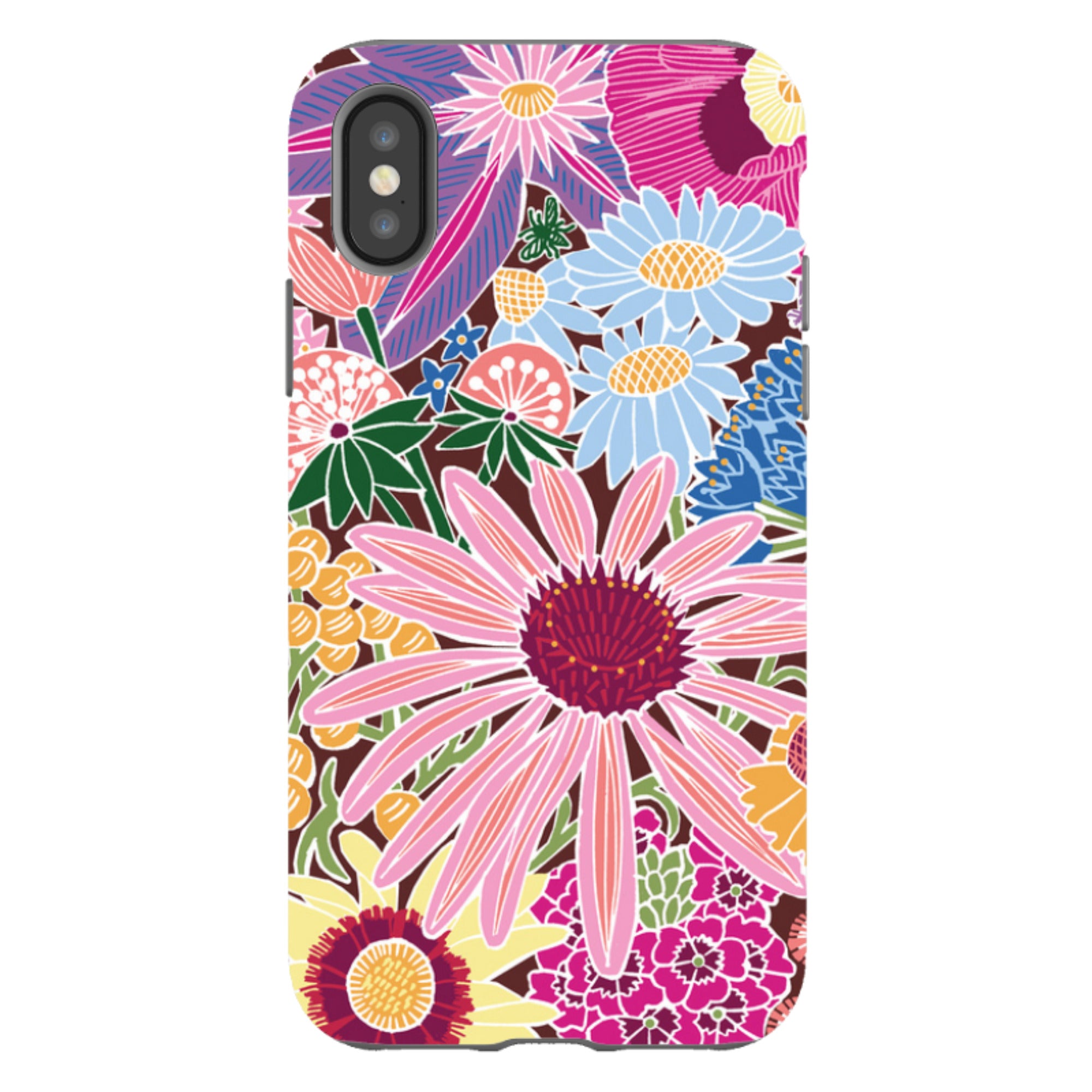 iPhone Tough Case - Jigsaw Floral 1 By Kate Heiss