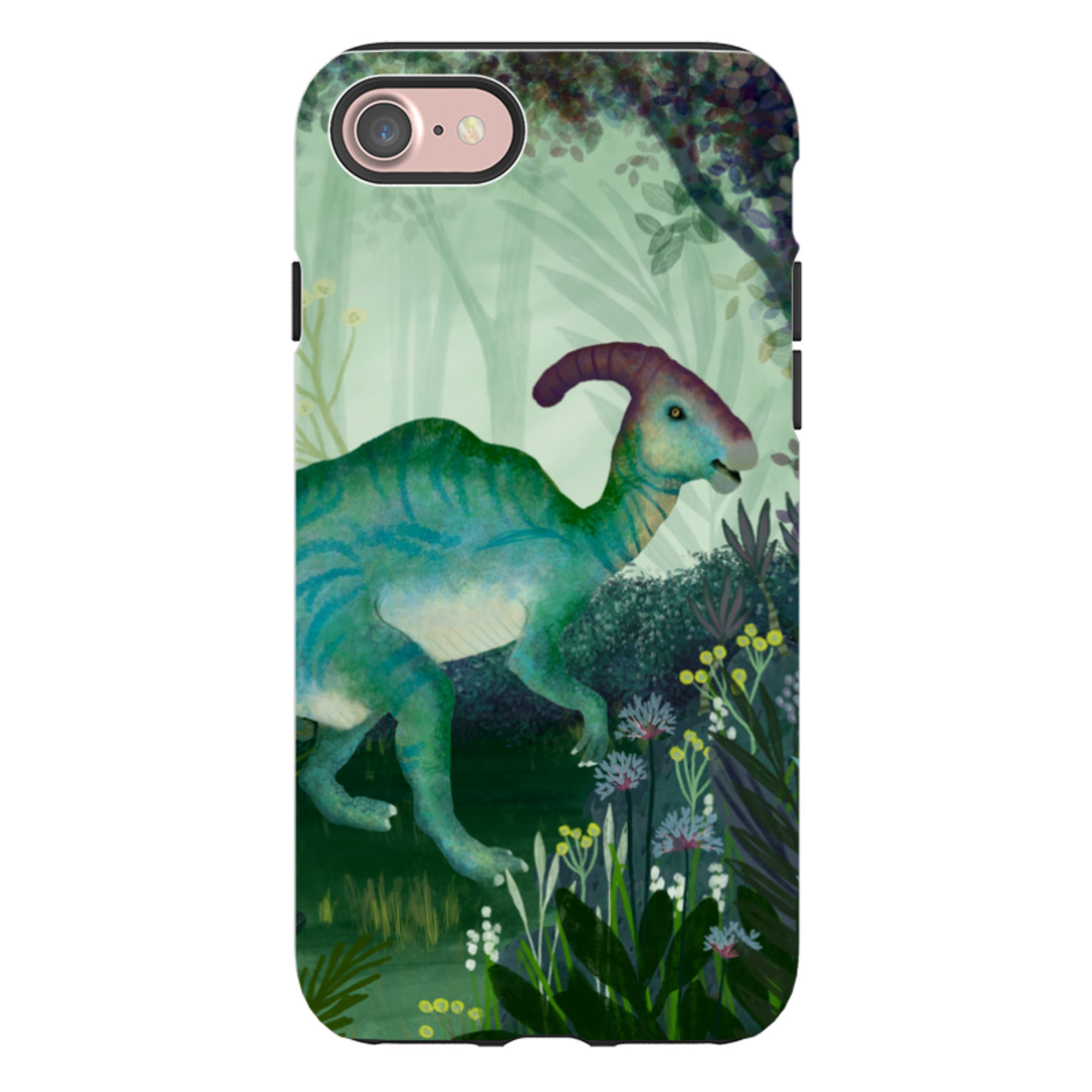 iPhone Tough Case - Dino Park III By Katherine Quinn