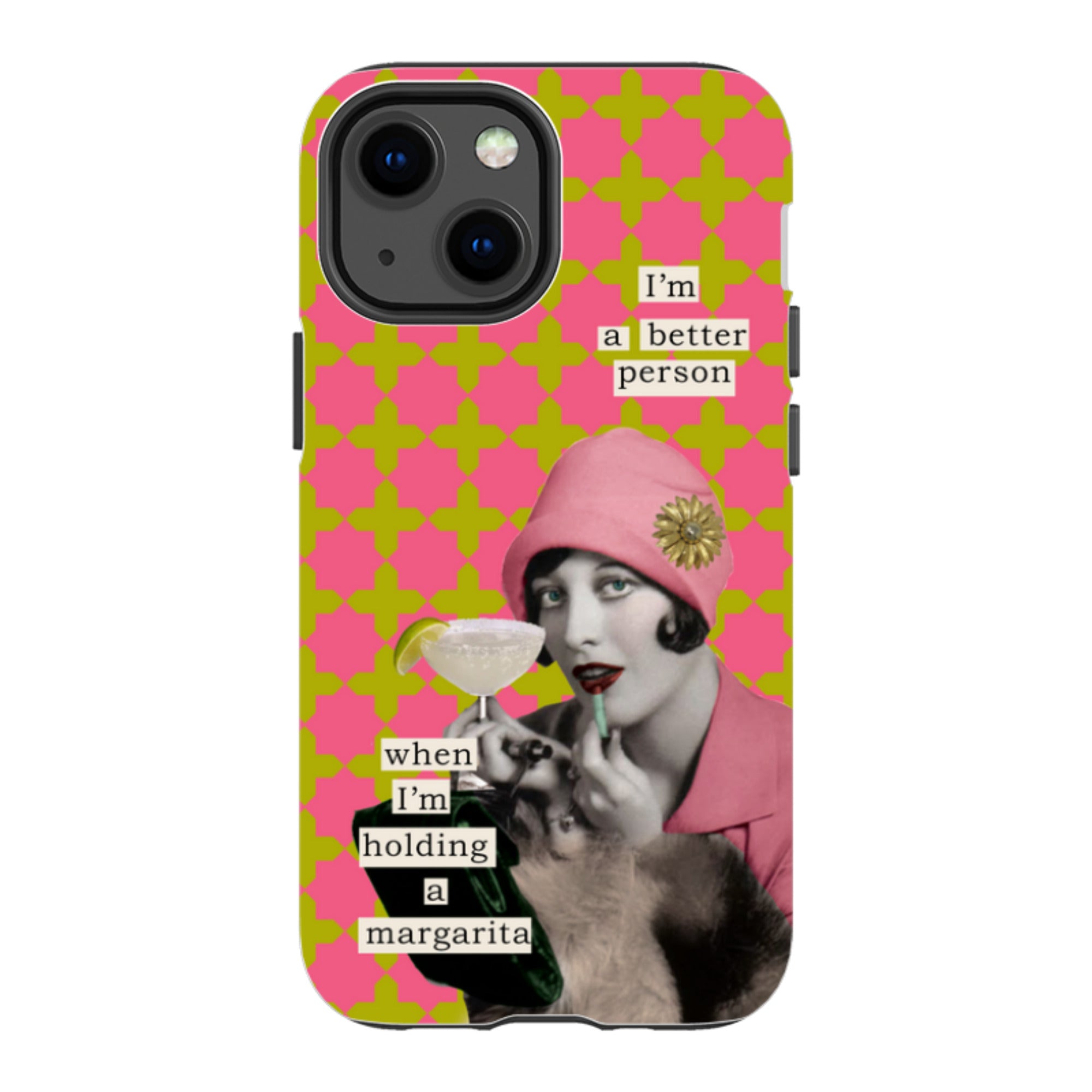 iPhone Tough Case - I'm A Better Person By Clare Jordan