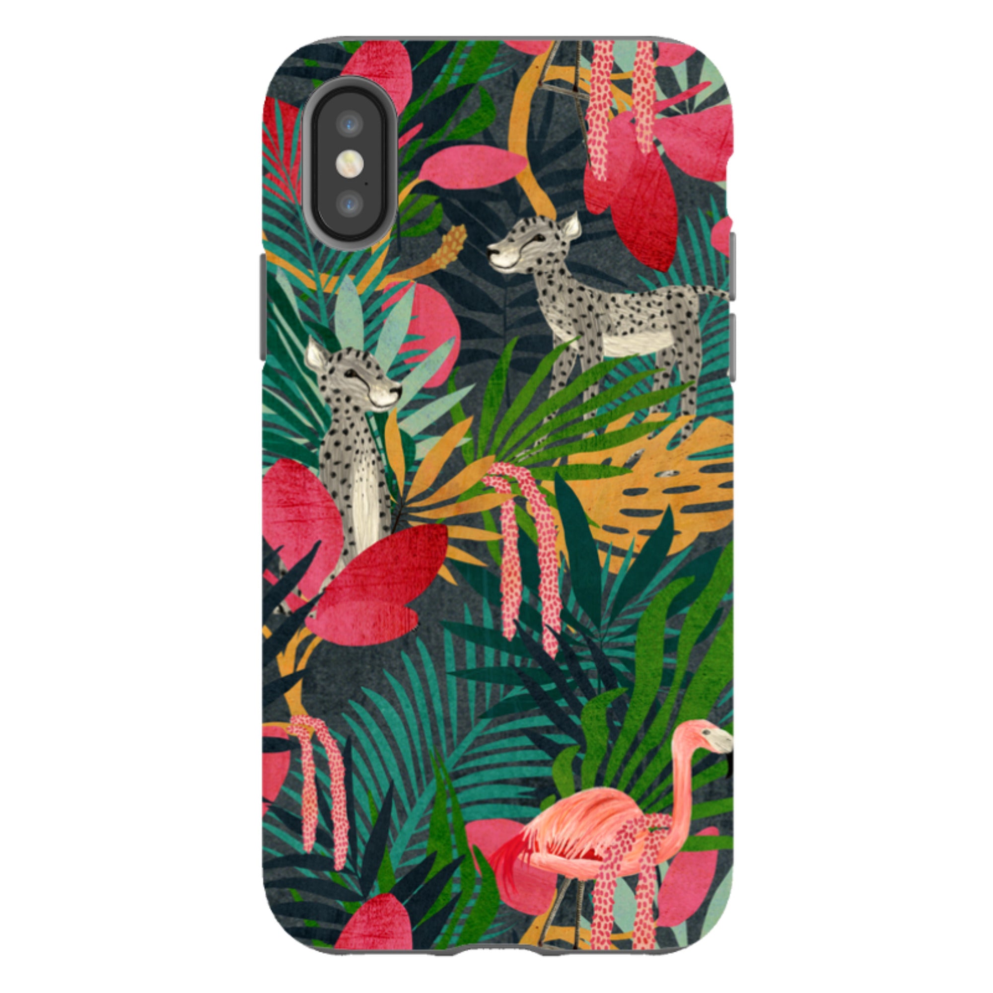 iPhone Tough Case - Lush Jungle By Katherine Quinn