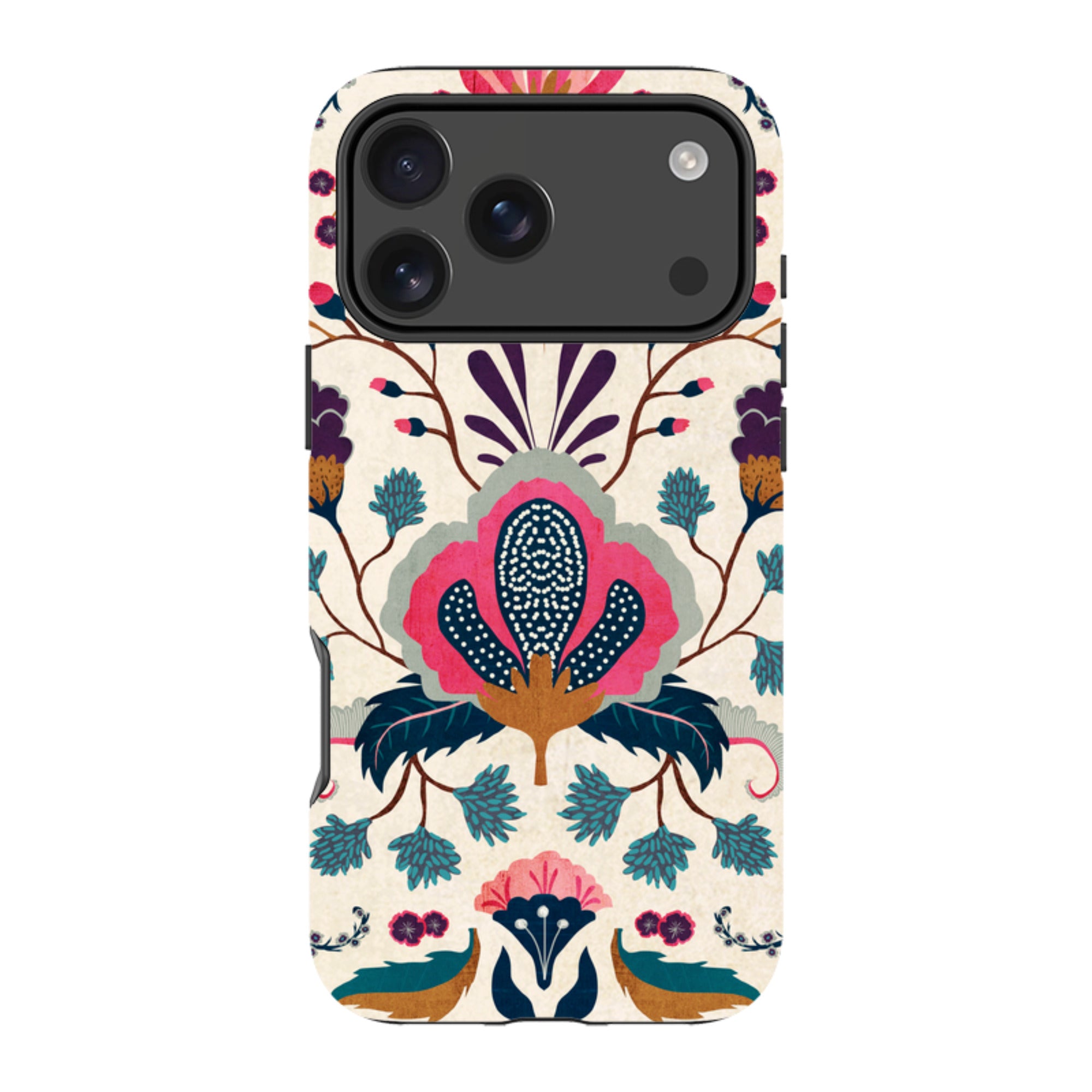 iPhone MagSafe Tough Case - Folk Floral By Katherine Quinn