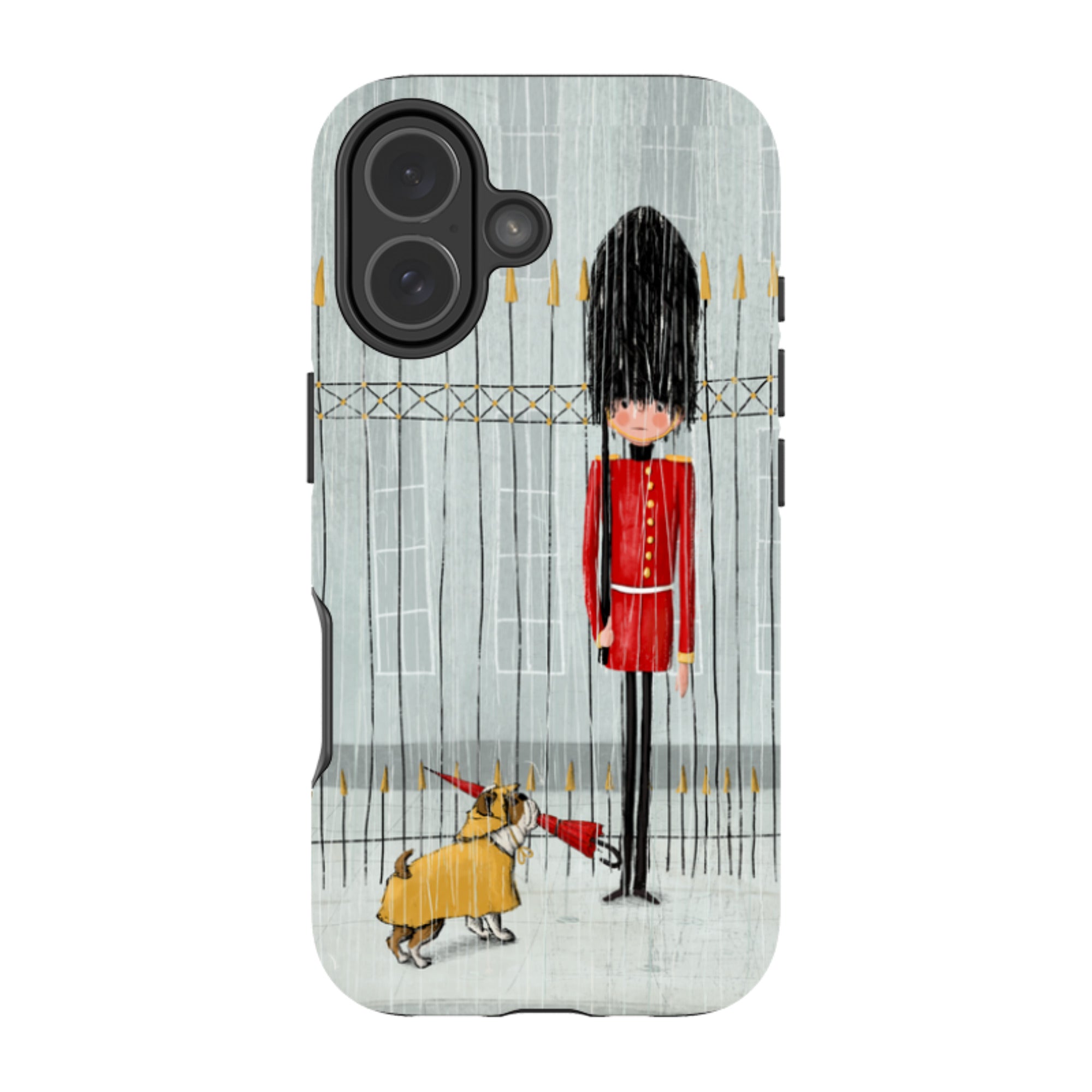 iPhone Tough Case - London In Rain By Maja Lindberg