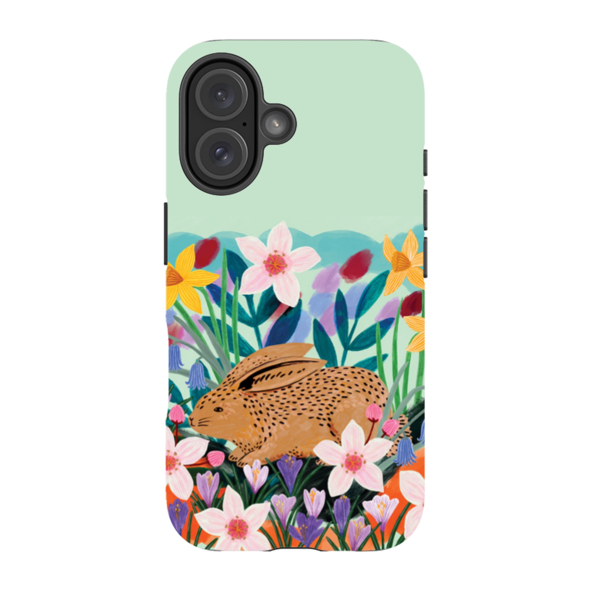 iPhone Tough Case - Spring Bunny By Lee Foster Wilson