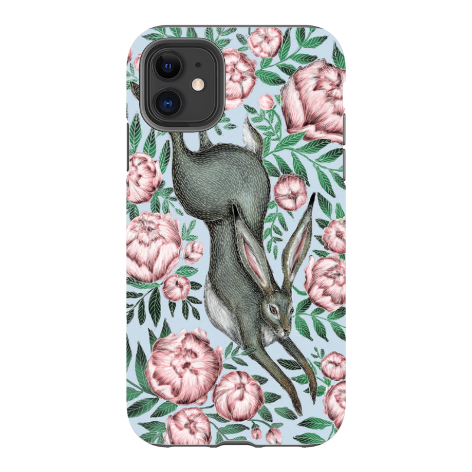 iPhone Tough Case - Hare And Peonies By Catherine Rowe