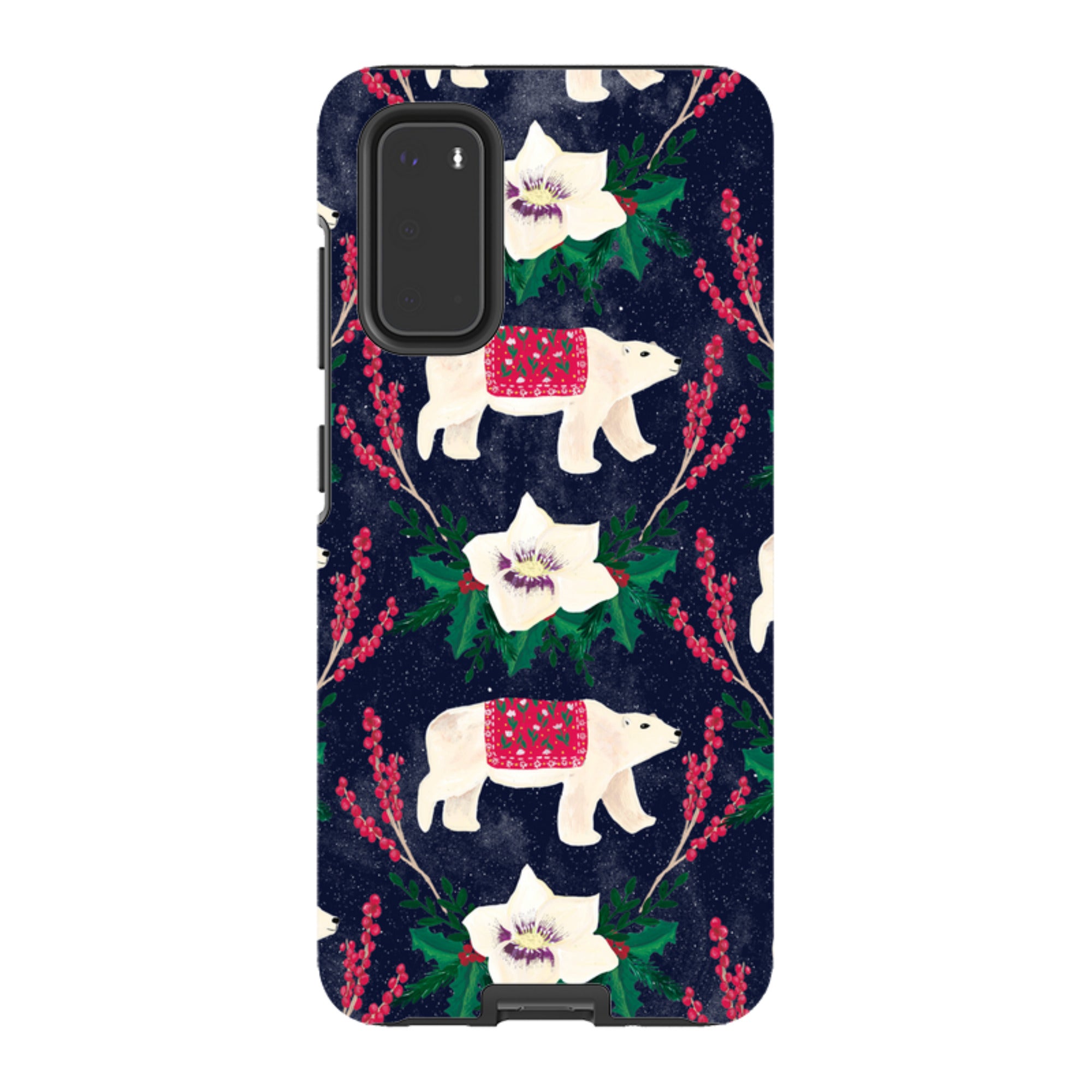 Samsung Tough Case - Midnight Polar Bears By Abby Jacobs