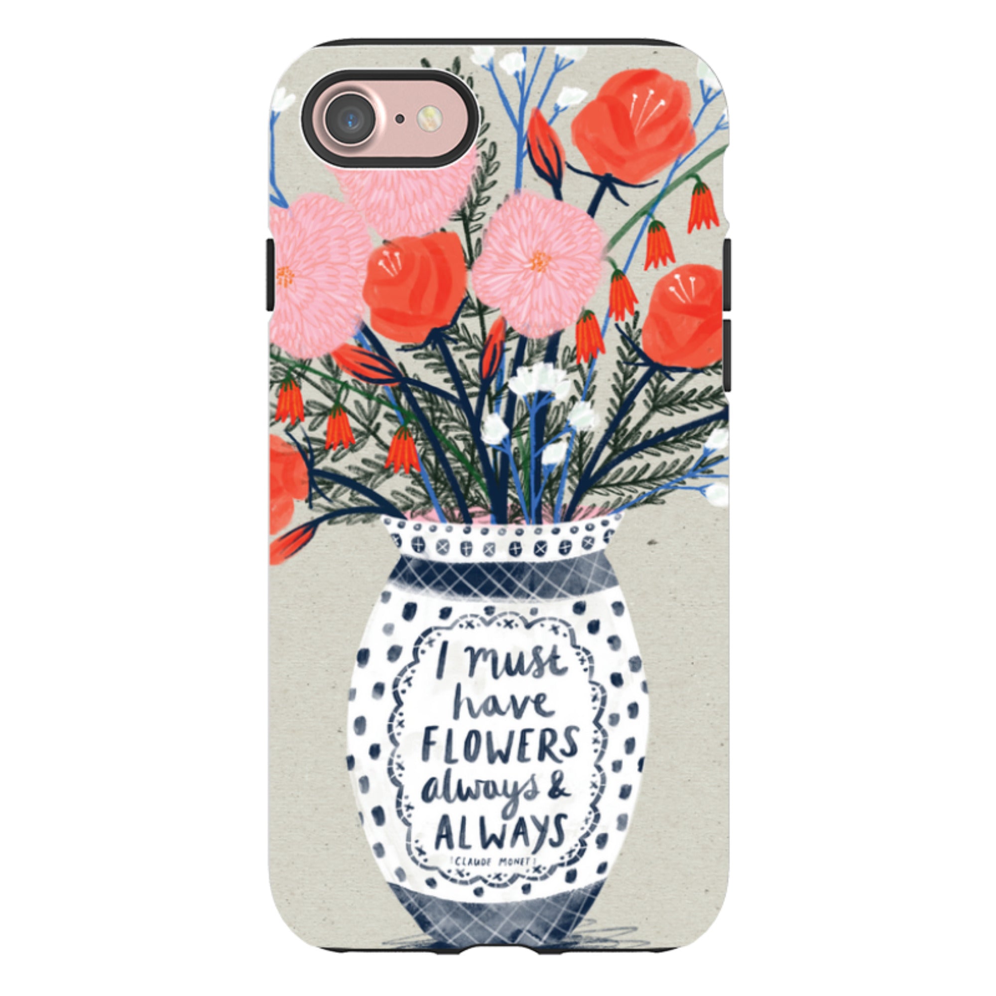 iPhone Tough Case - Flowers Always By Lee Foster Wilson