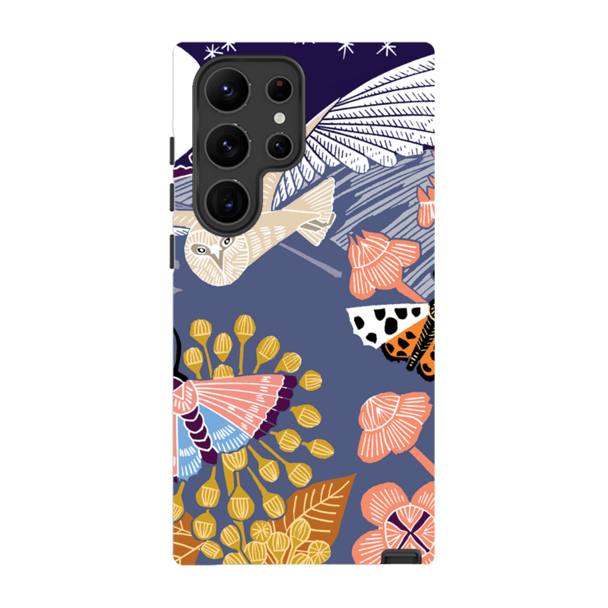 Samsung Tough Case - Evening Barn Owl By Kate Heiss