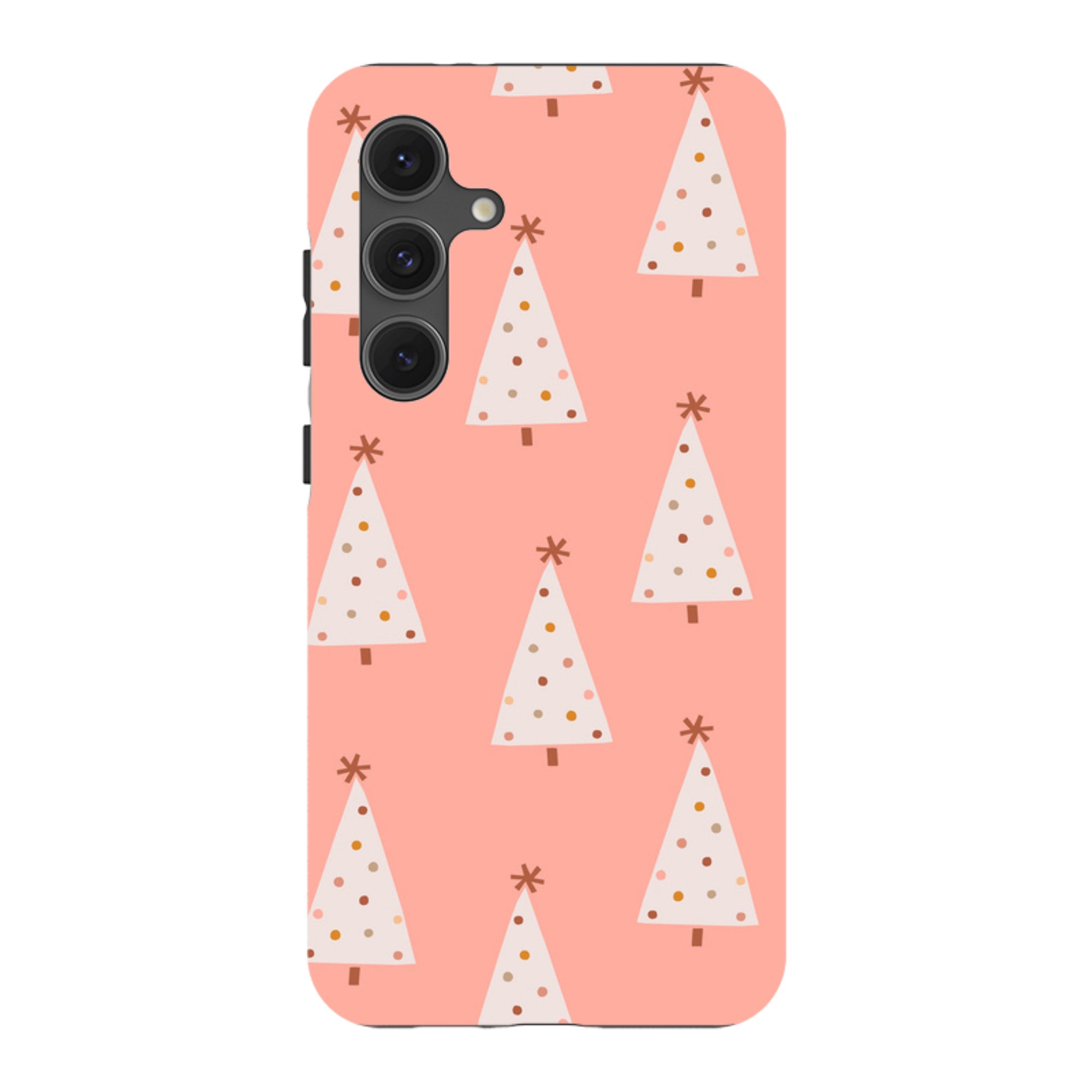 Samsung Tough Case - Pink Xmas Trees
