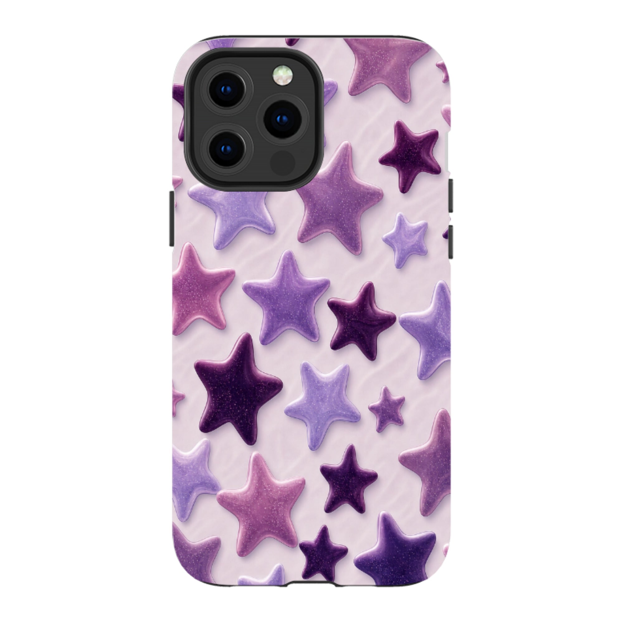 iPhone Tough Case - Lavender Purple Star