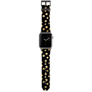 Black and Gold Dots Apple Watch Strap