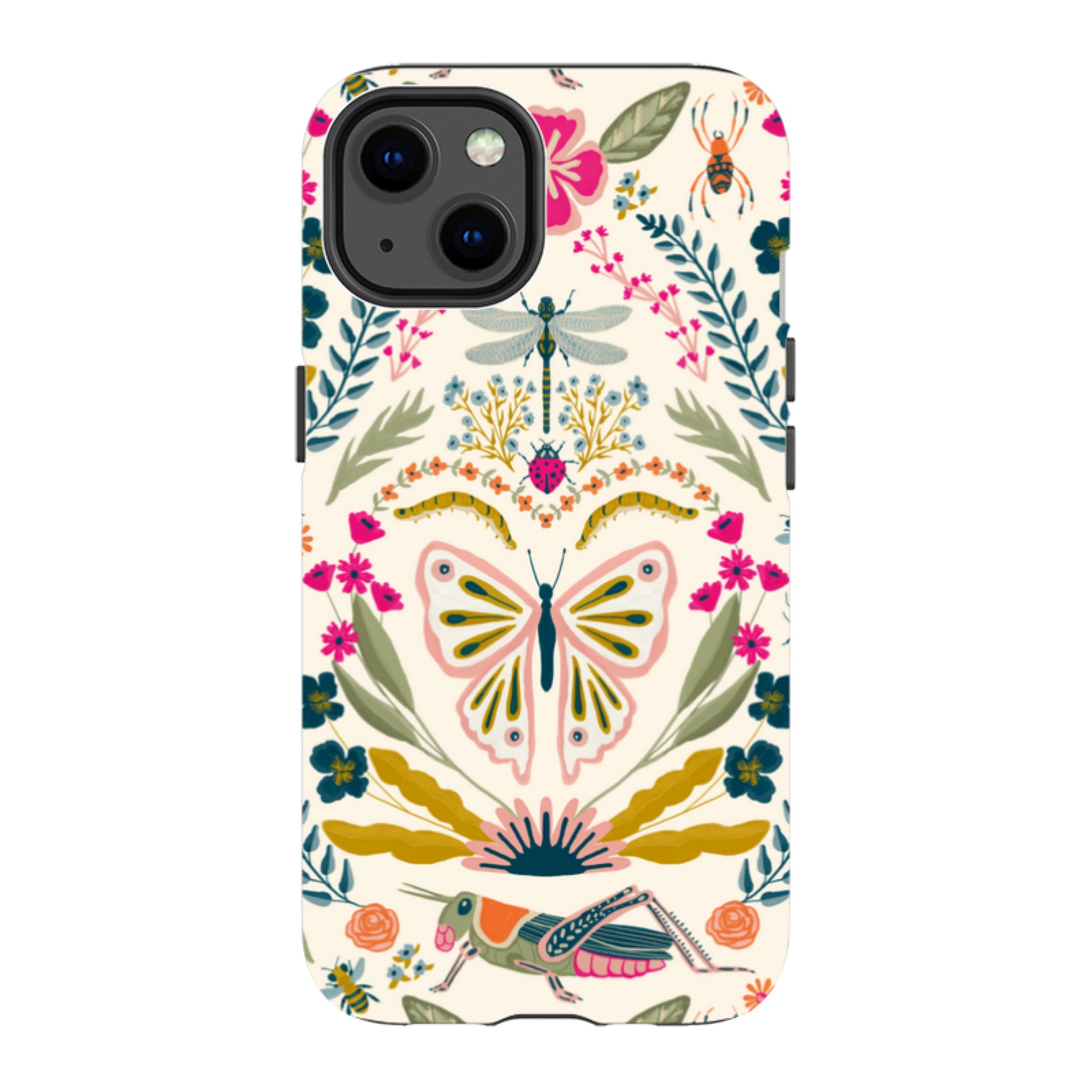 iPhone MagSafe Tough Case - Butterfly Floral By Abby Jacobs