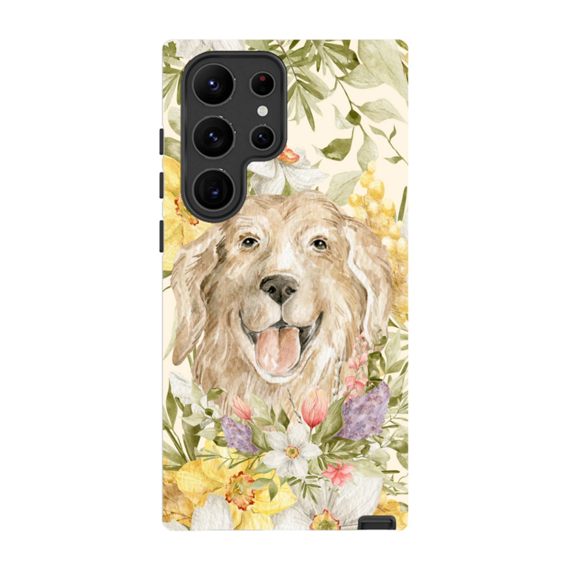 Samsung Tough Case - Floral Dog