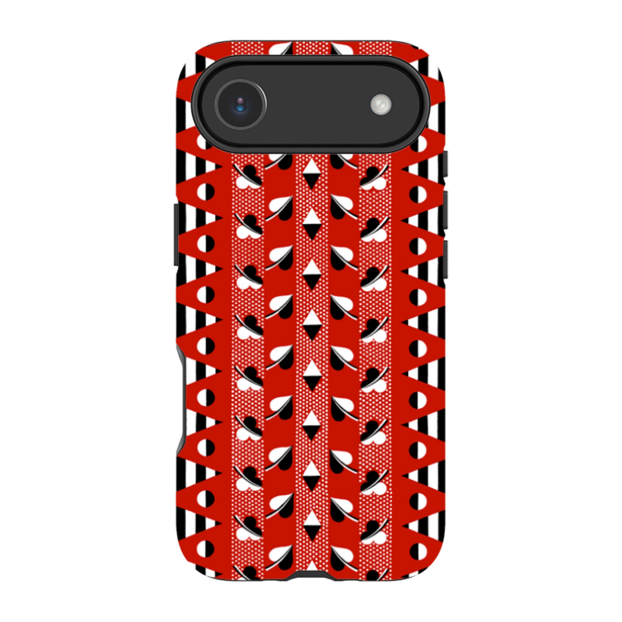 iPhone MagSafe Tough Case - Clubs & Hearts By Cressida Bell