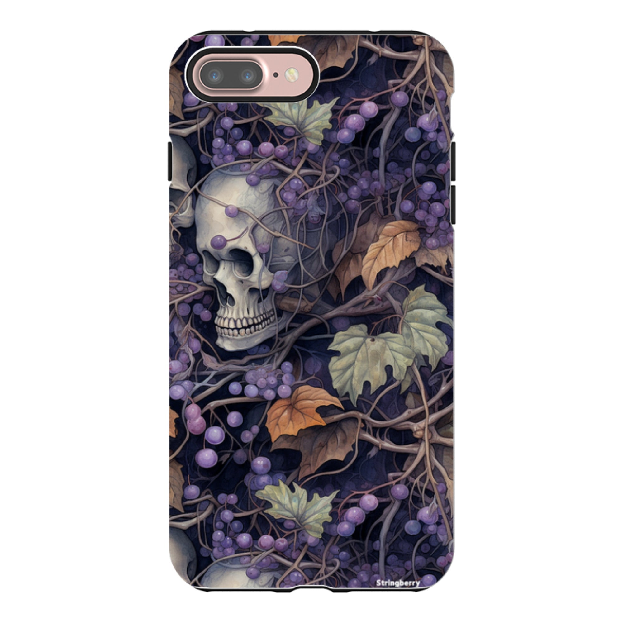 iPhone Tough Case - Grape Skull
