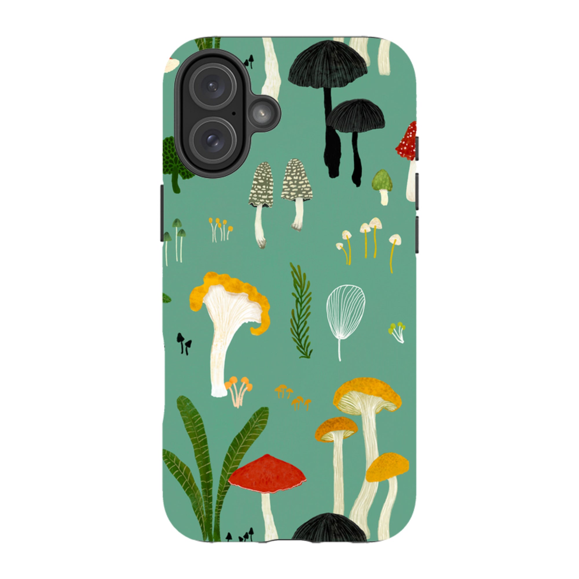 iPhone Tough Case - Mushroom Pattern By Katherine Quinn