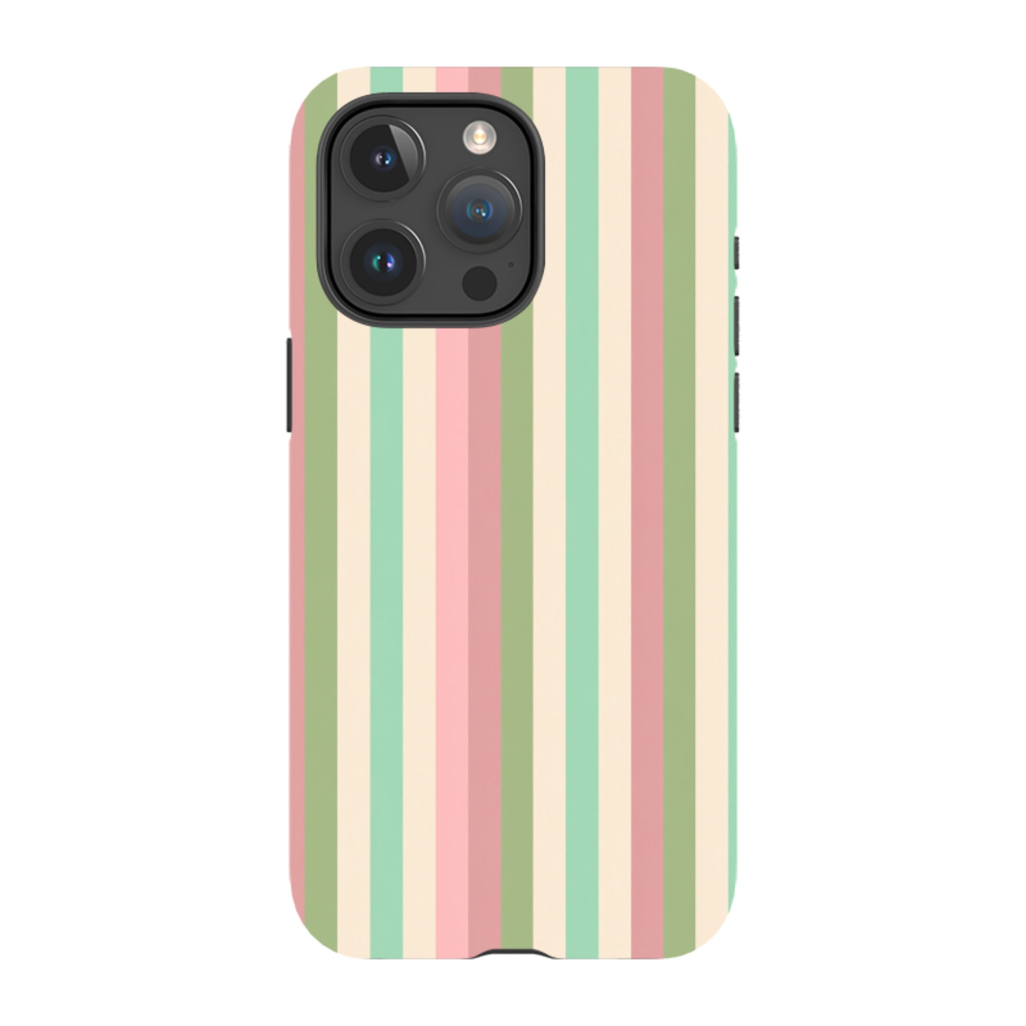 iPhone Tough Case - Pastel Stripe