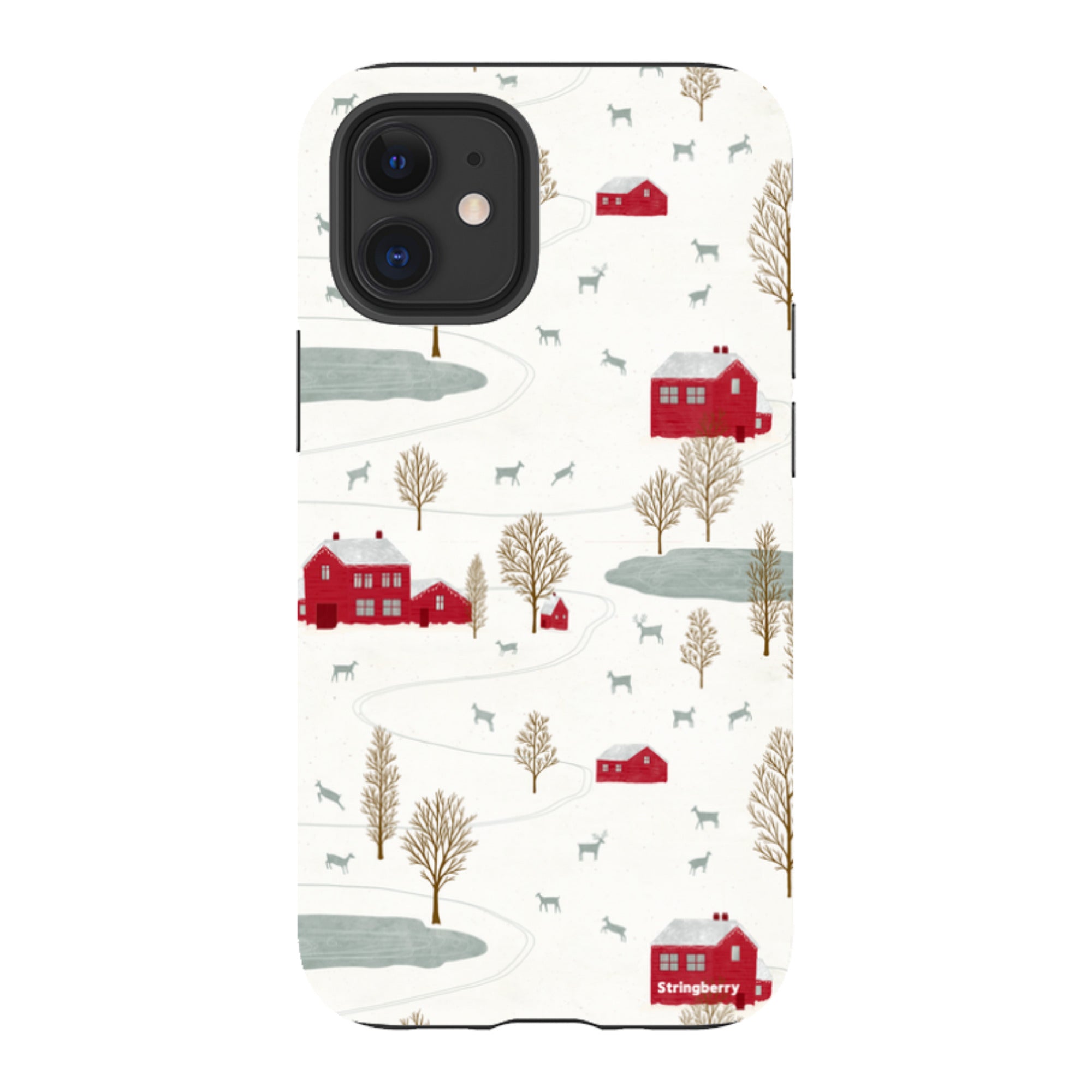 iPhone Tough Case - Winter Landscape II By Katherine Quinn