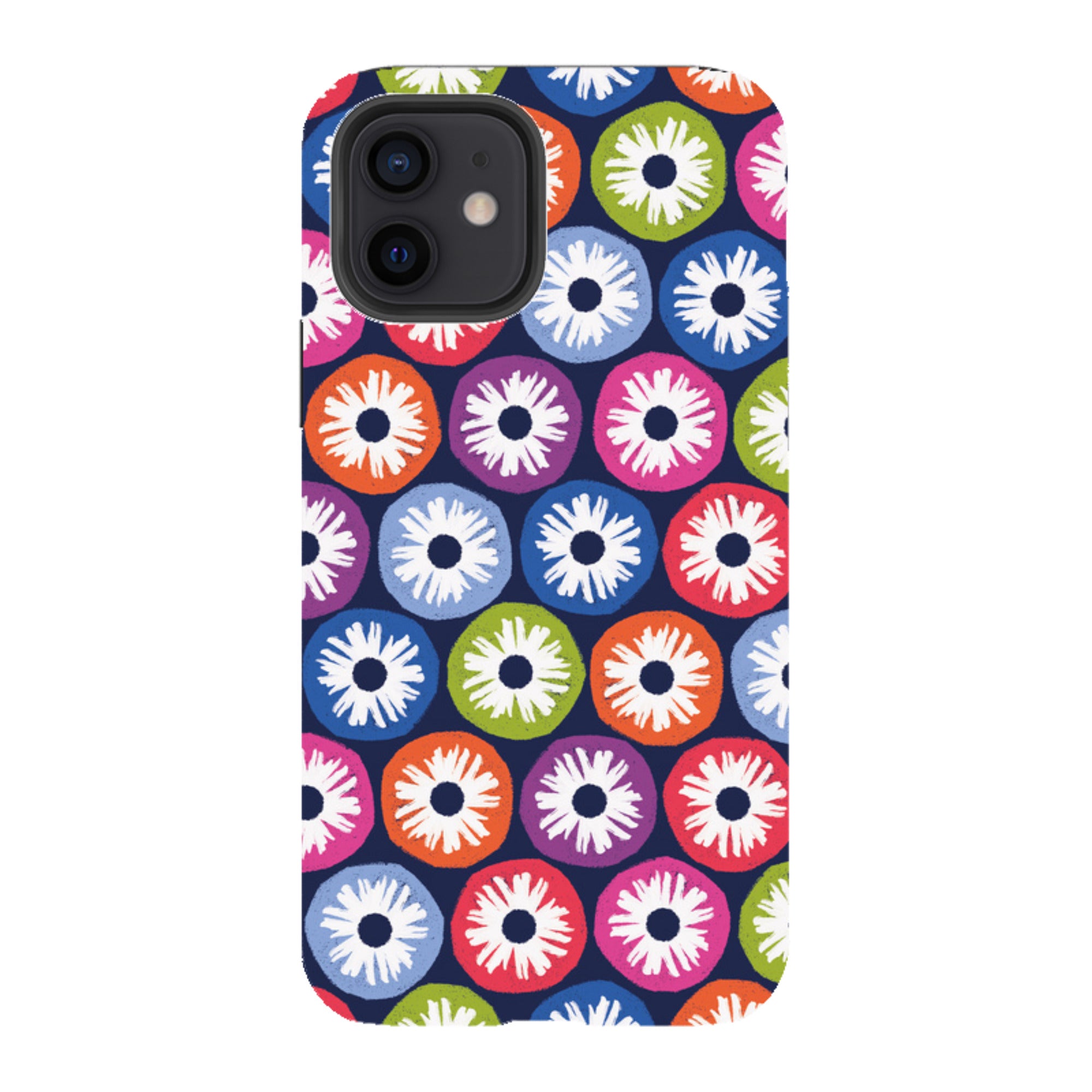 iPhone Tough Case - Penny Flowers Dark By Ali Brookes
