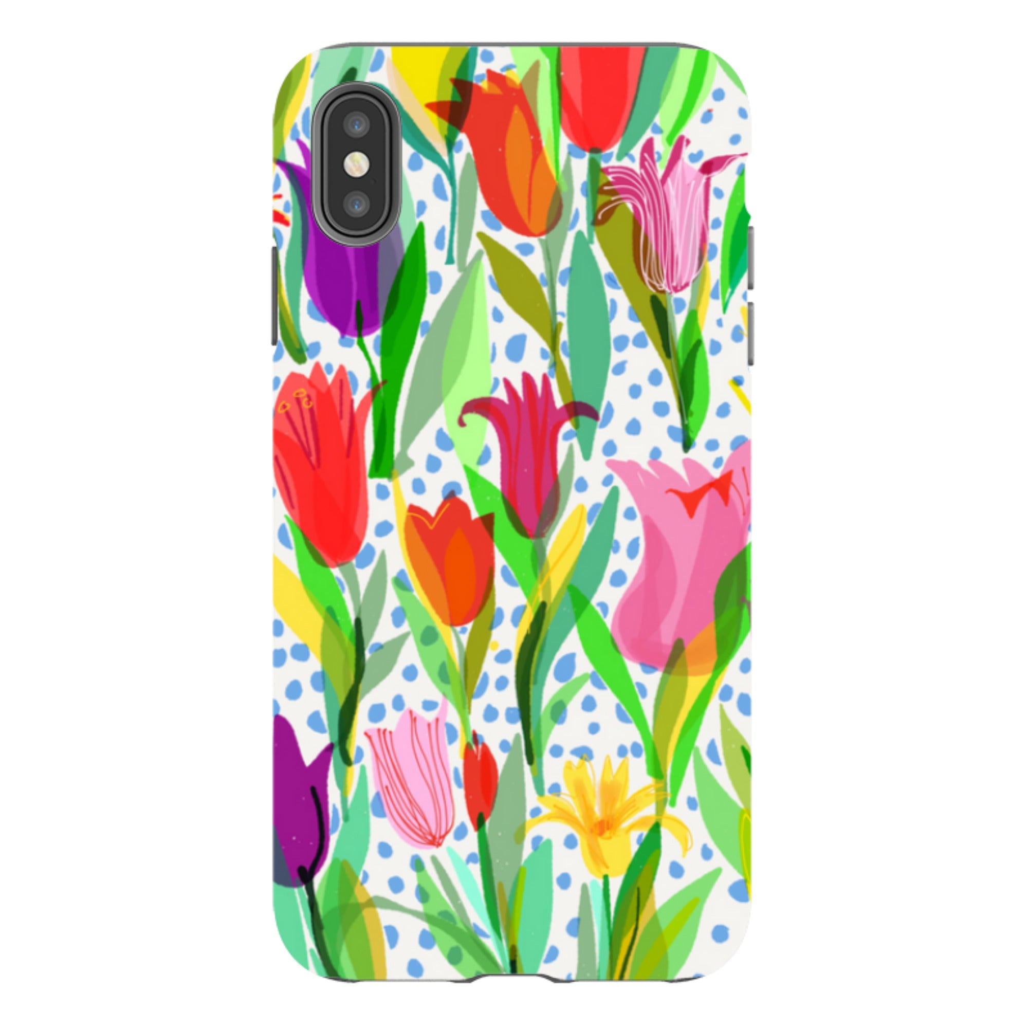 iPhone Tough Case - Tulips By Sarah Campbell