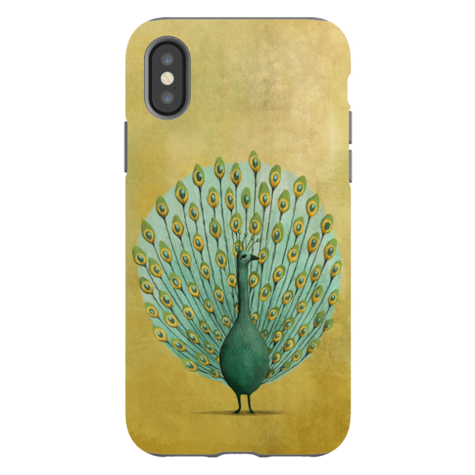 iPhone Tough Case - Peacock By Maja Lindberg