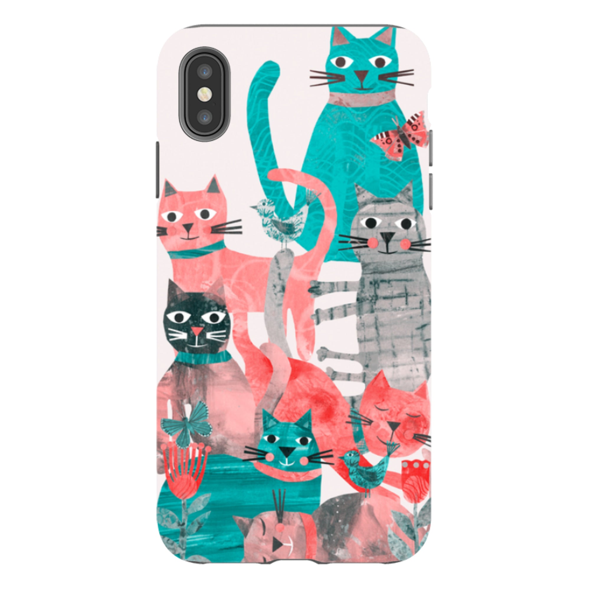 iPhone Case - Cat Party II By Tracey English