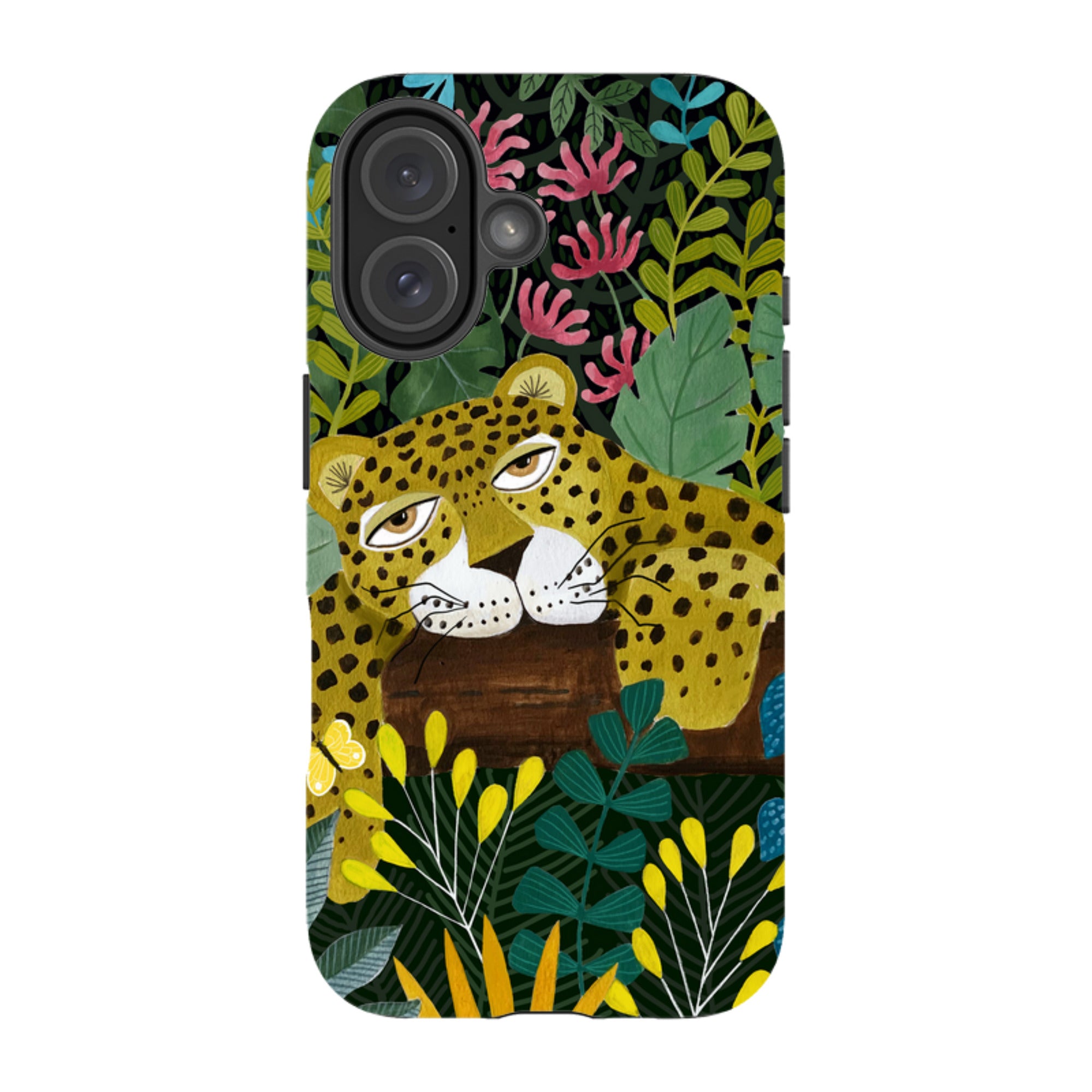 iPhone MagSafe Tough Case - Sleepy Leopard By Bex Parkin