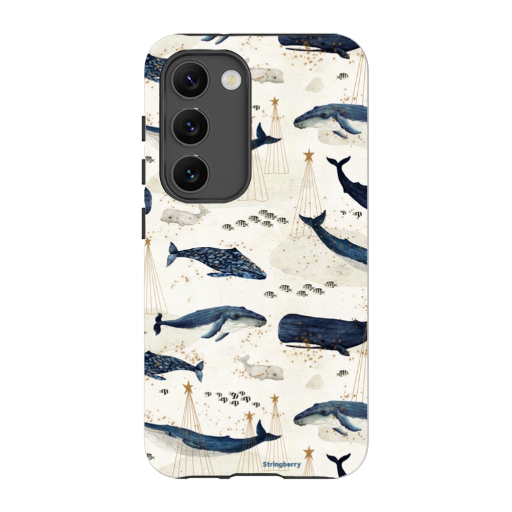 Samsung Tough Case - Christmas Whale III By Katherine Quinn