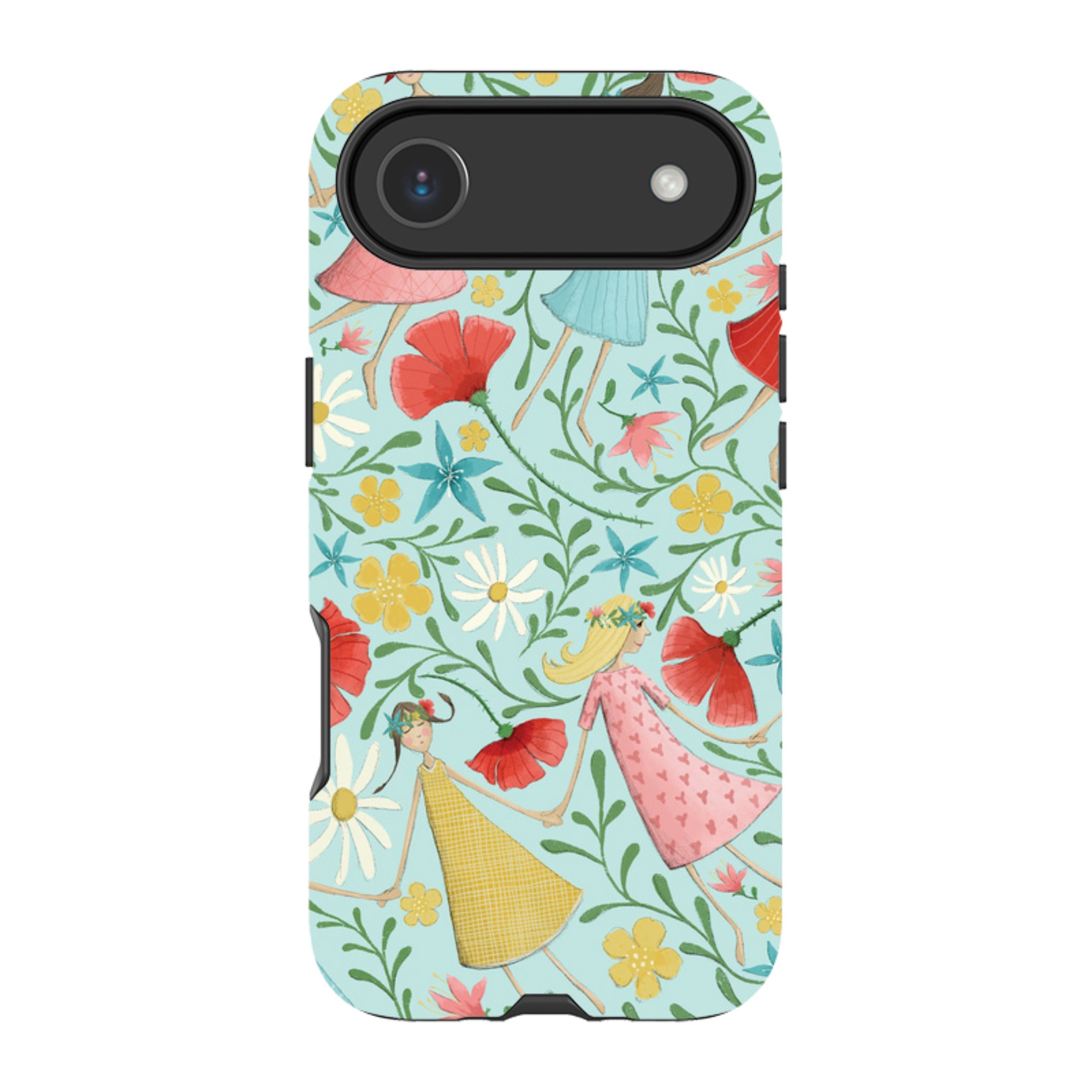 iPhone MagSafe Tough Case - Midsummer Dance Blue By Maja Lindberg