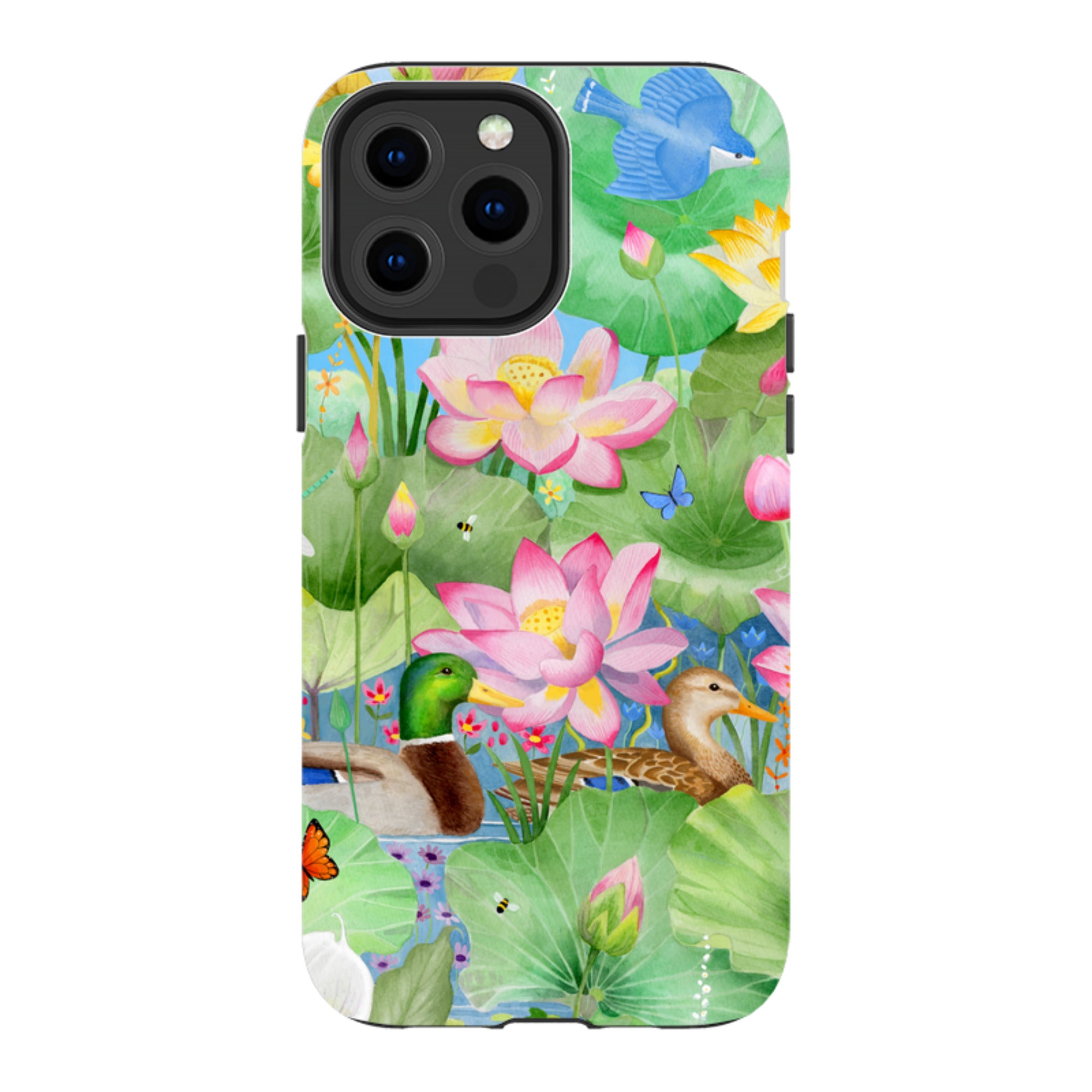 iPhone Tough Case - Waterlily Pond By Bex Parkin