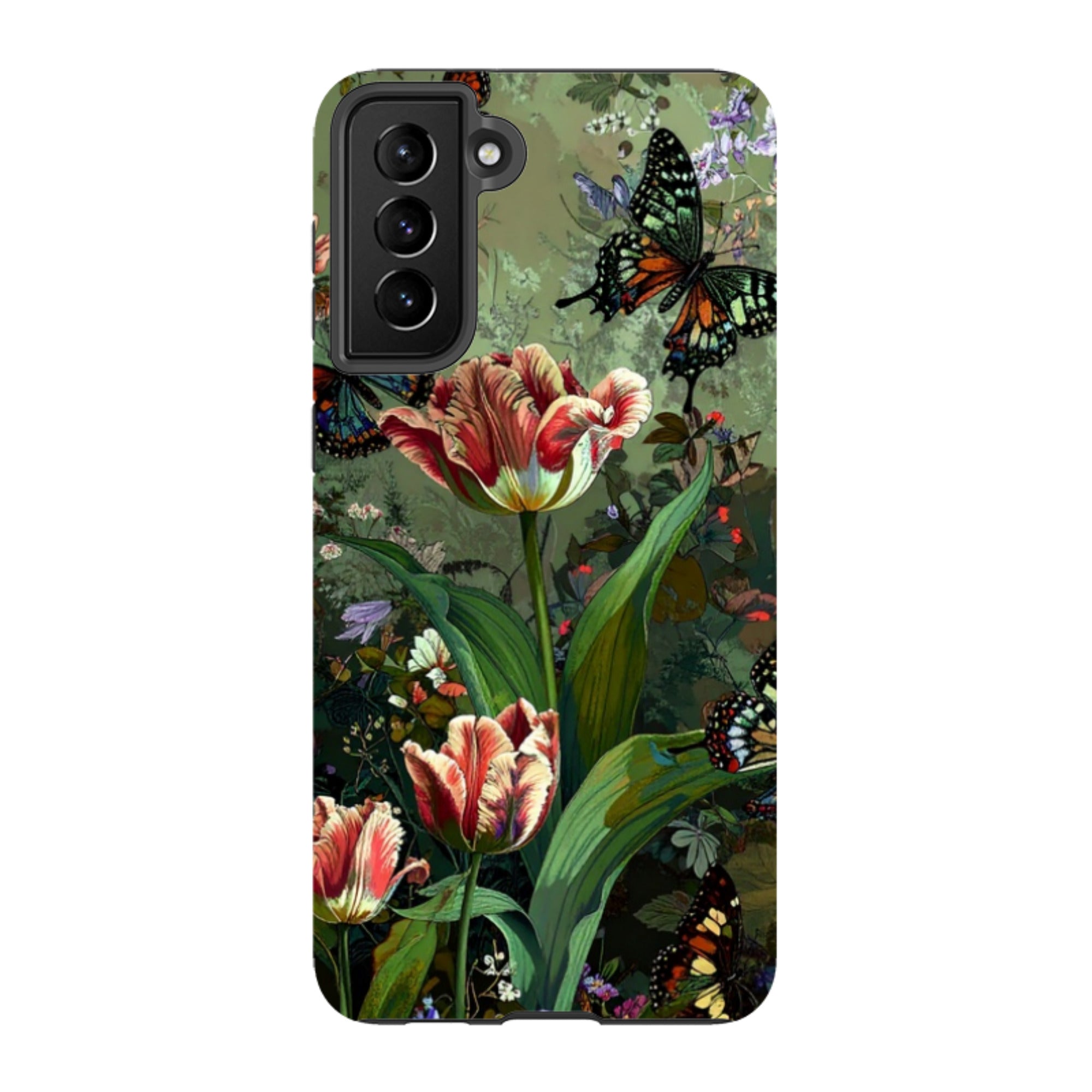 Samsung Tough Case - Green Vyne Butterflies