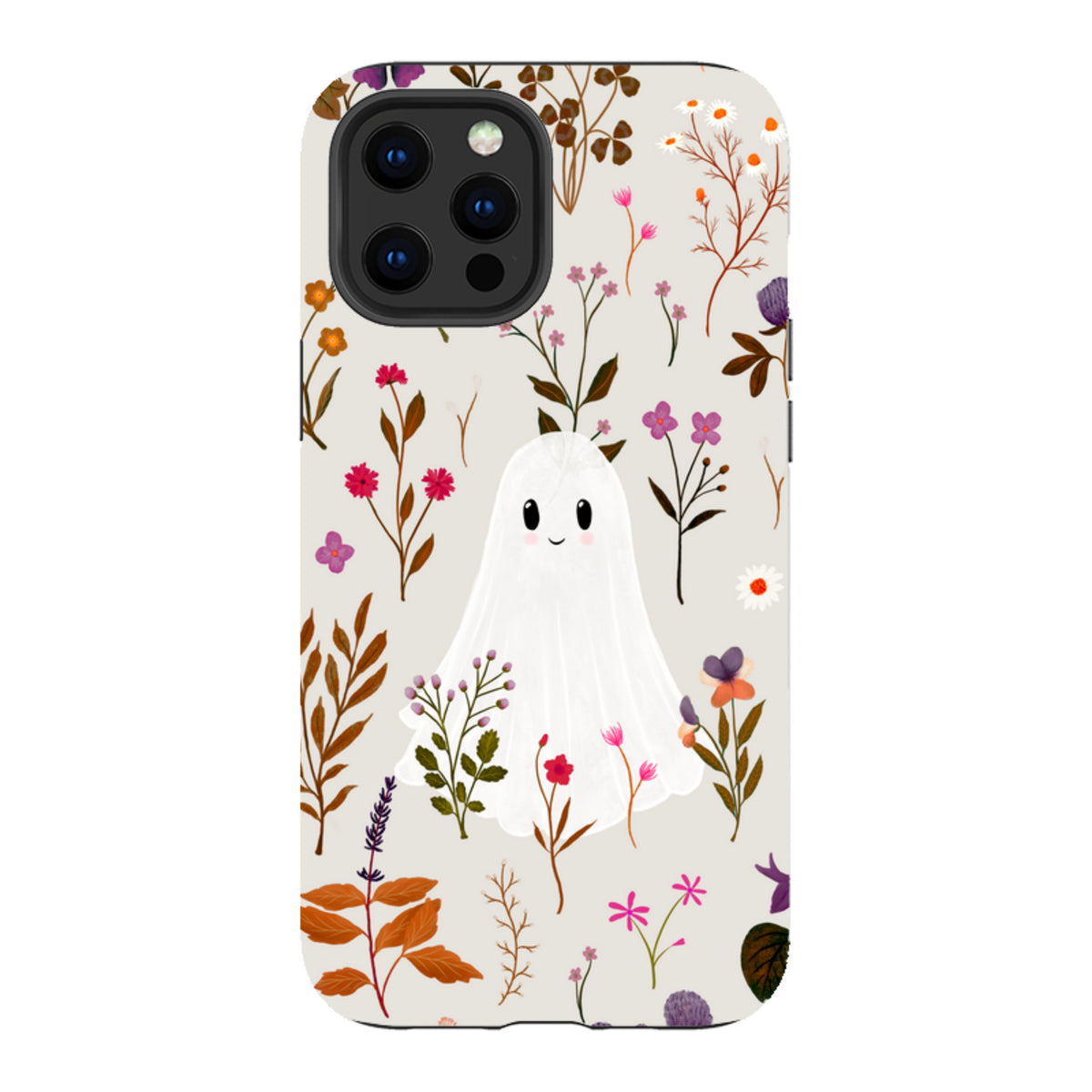 iPhone Tough Case - Ghost in the Garden - Stone Multi By Katherine Quinn