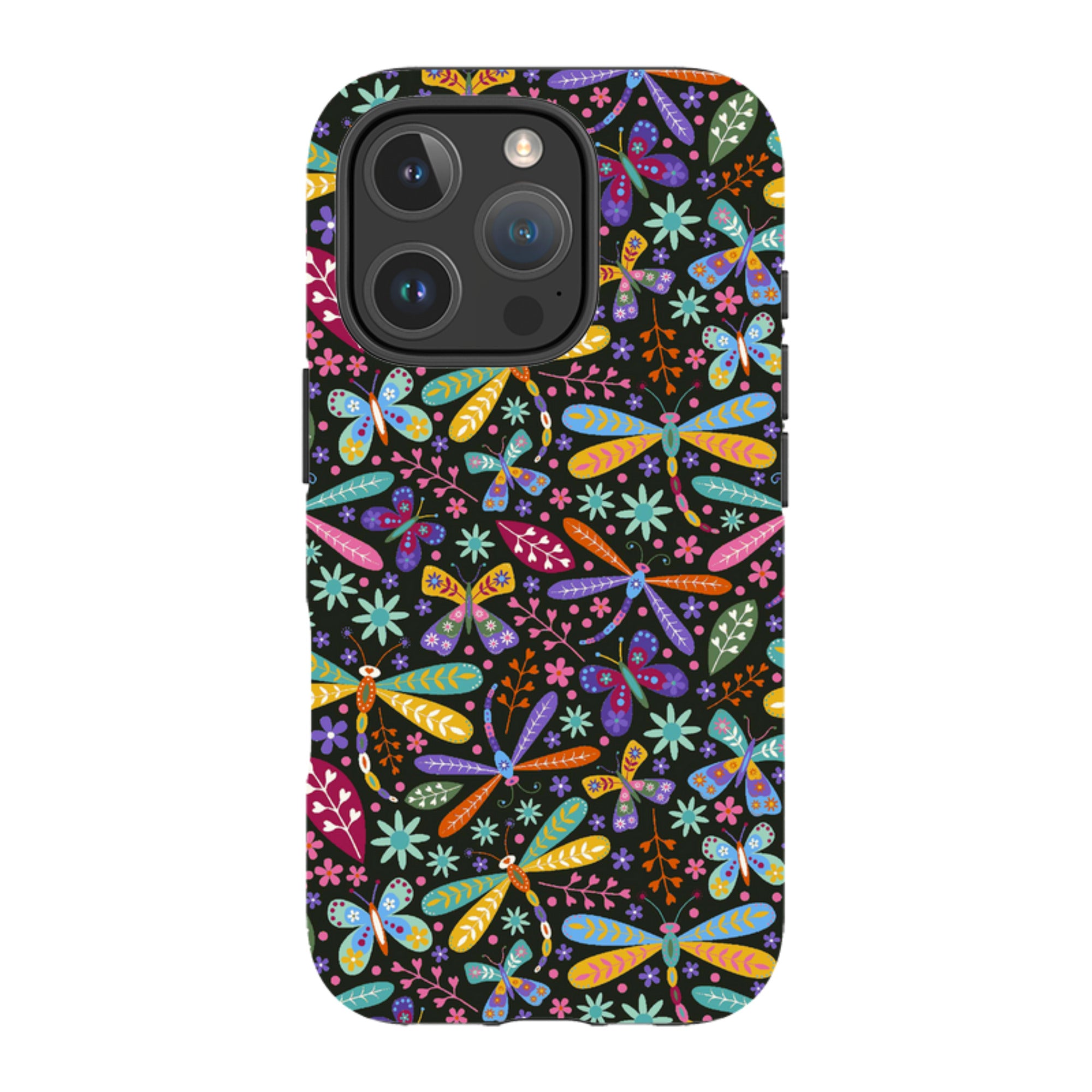 iPhone Tough Case - Dragonflies Multi By Suzy Taylor