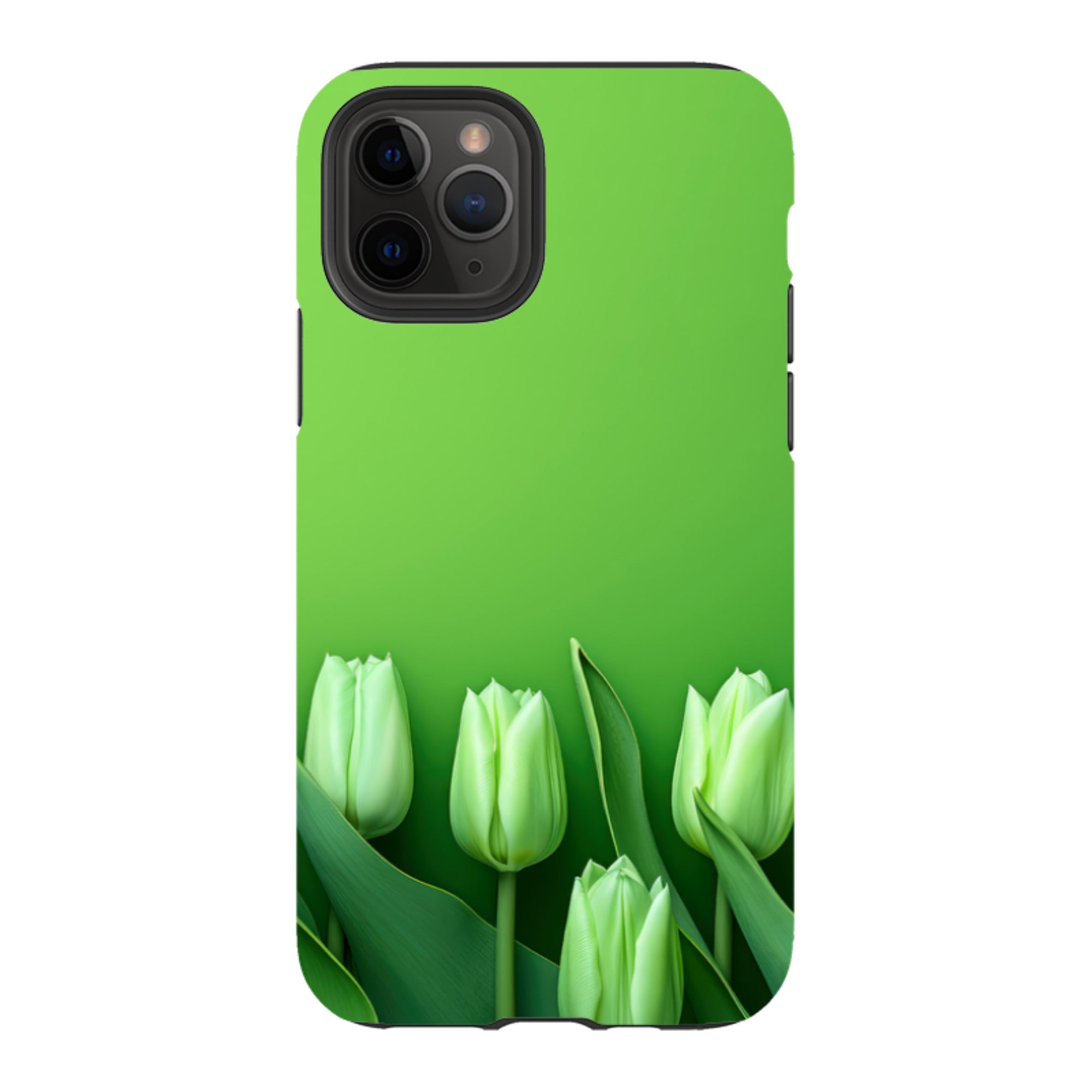 iPhone Tough Case -Green Floral