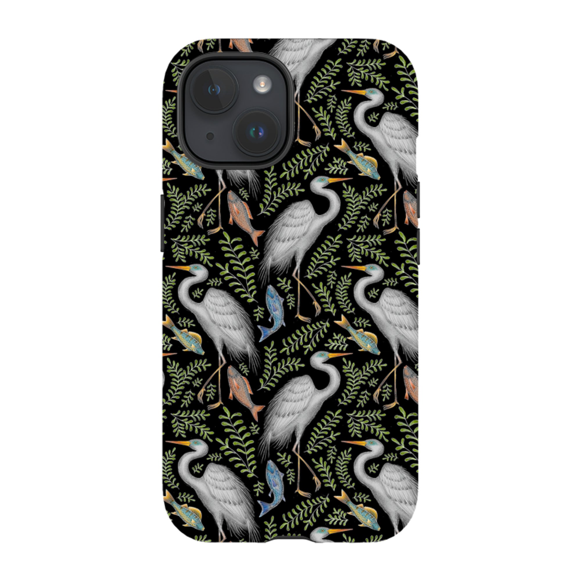 iPhone MagSafe Tough Case -  Egret Pattern By Catherine Rowe