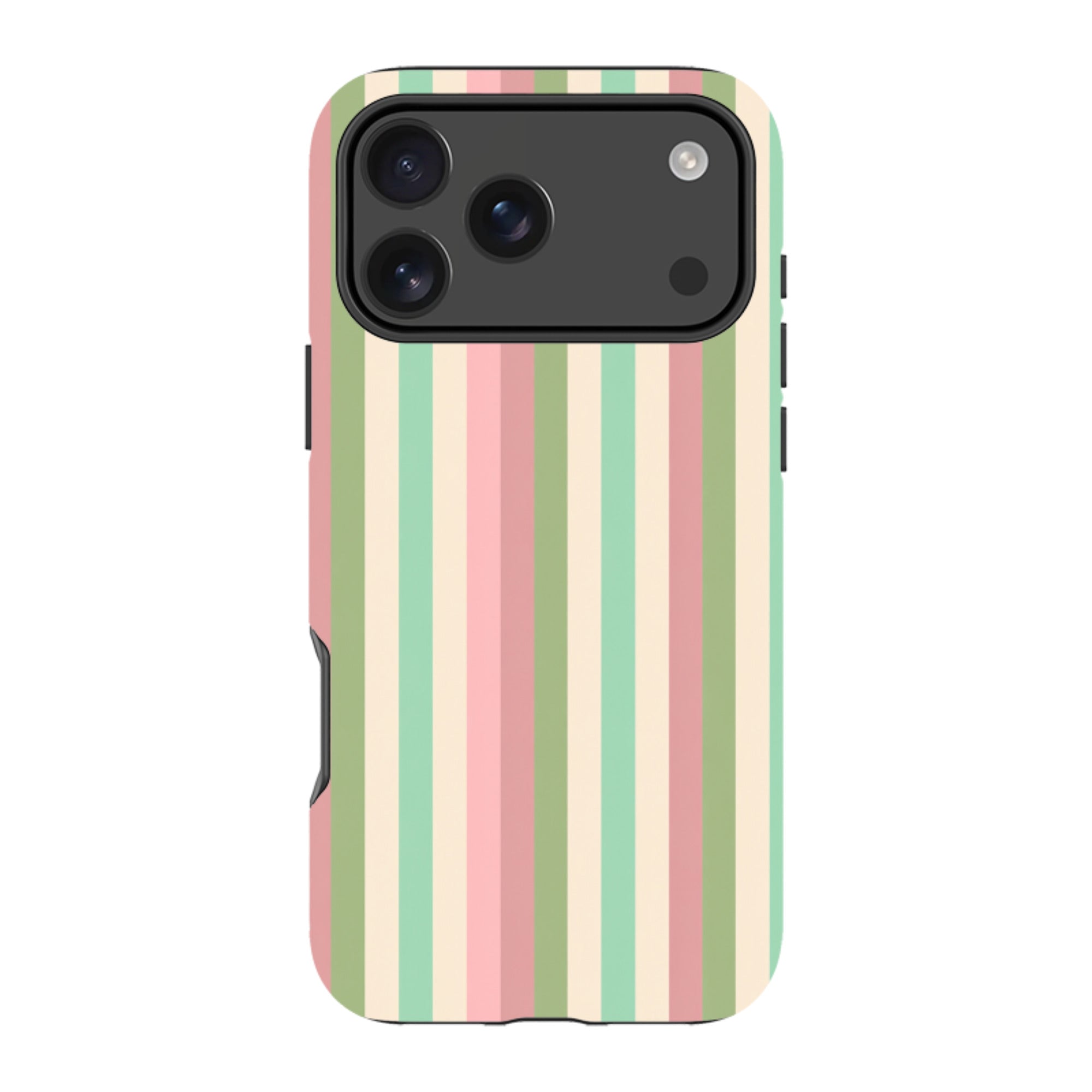 iPhone Tough Case - Pastel Stripe