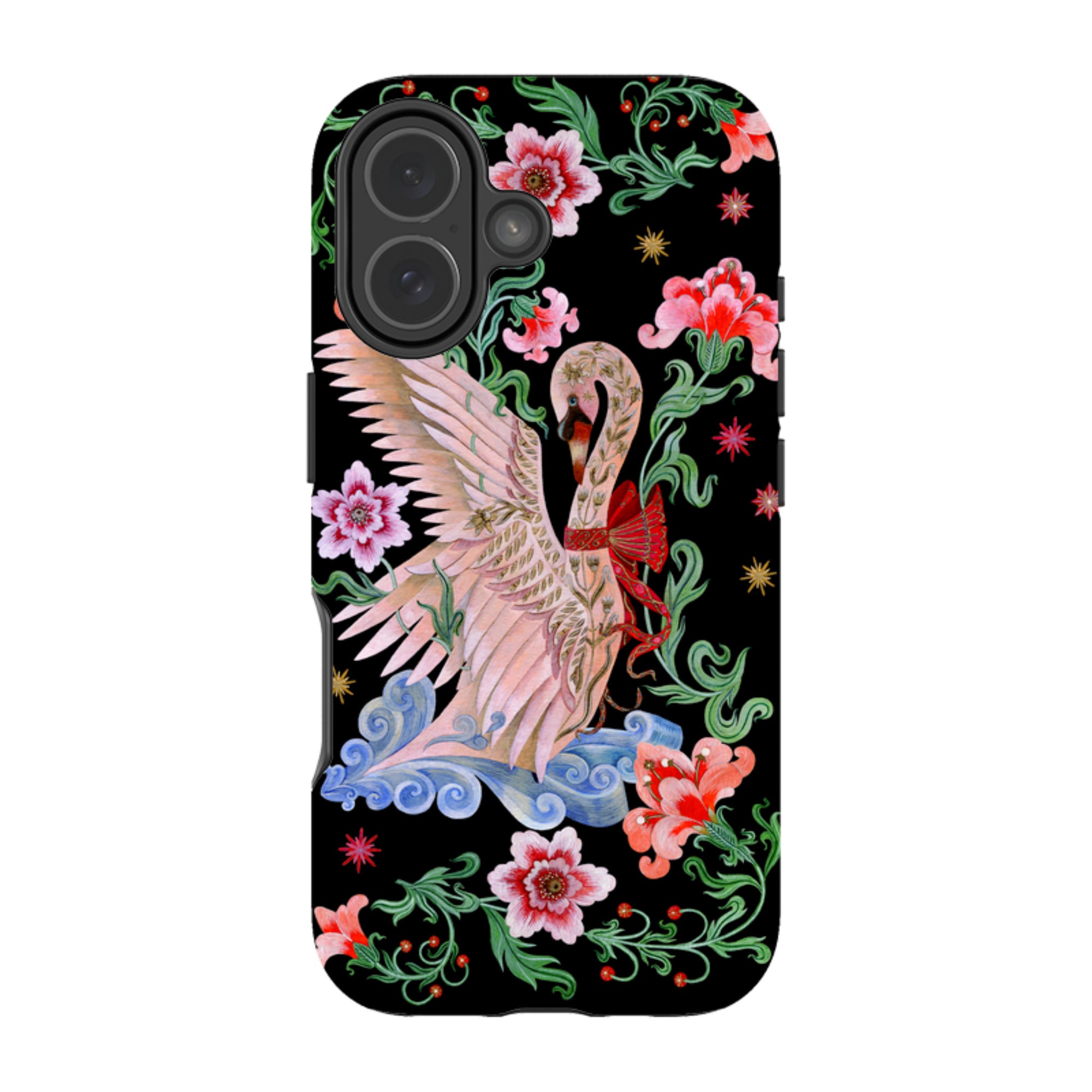 iPhone MagSafe Tough Case - Seven Swans A Swimming By Maria Matos