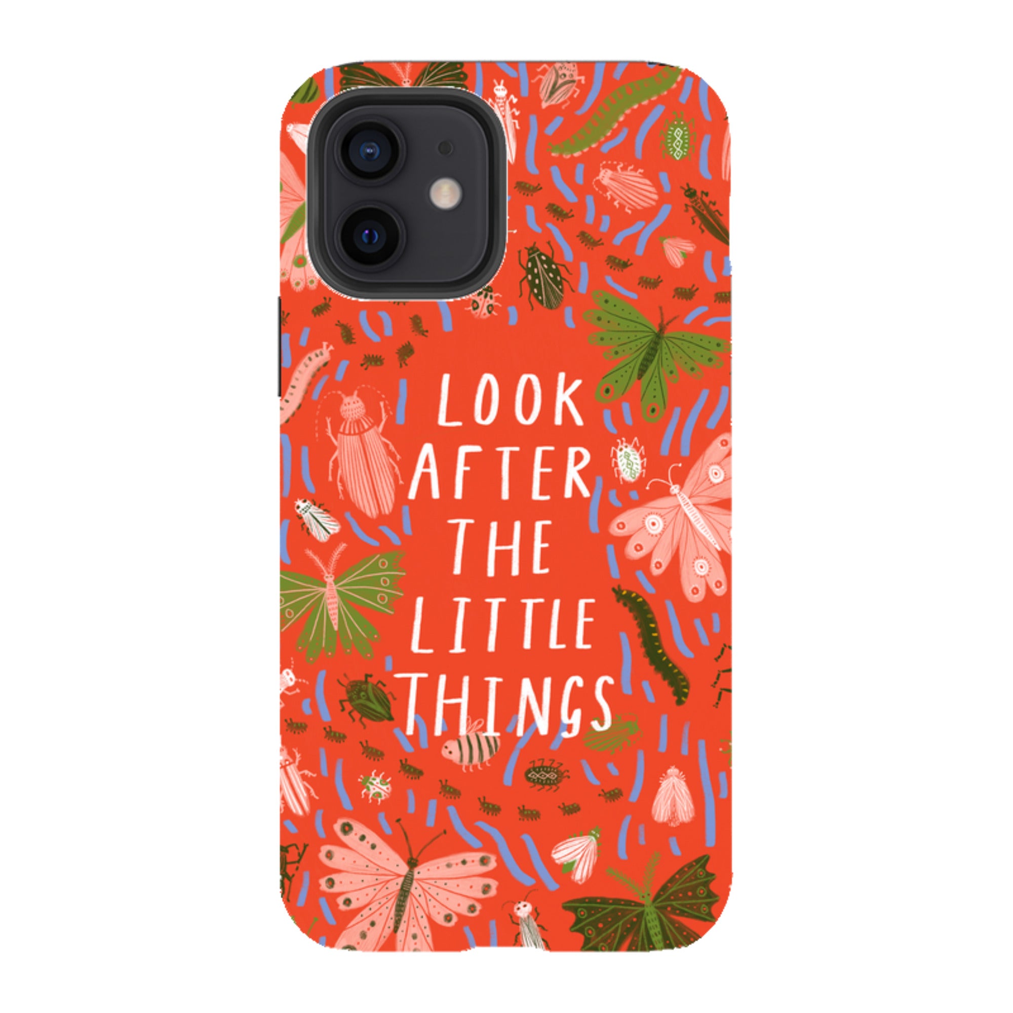iPhone Tough Case - Little Things Orange By Lee Foster Wilson